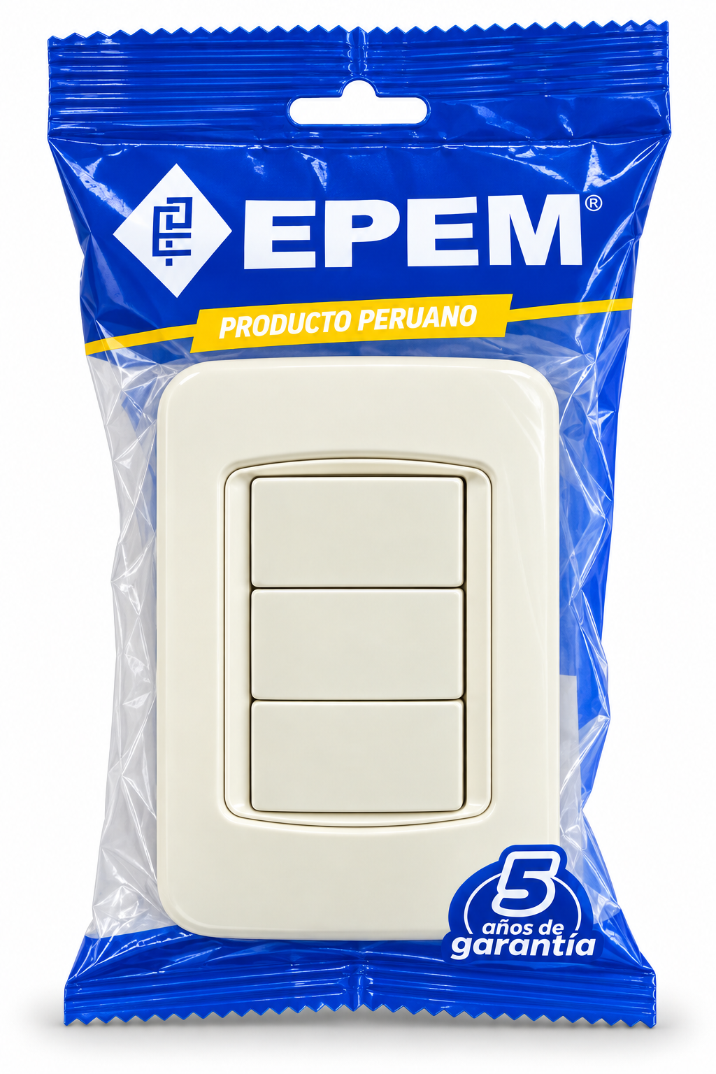 Interruptor Doble - Marfil - Epem