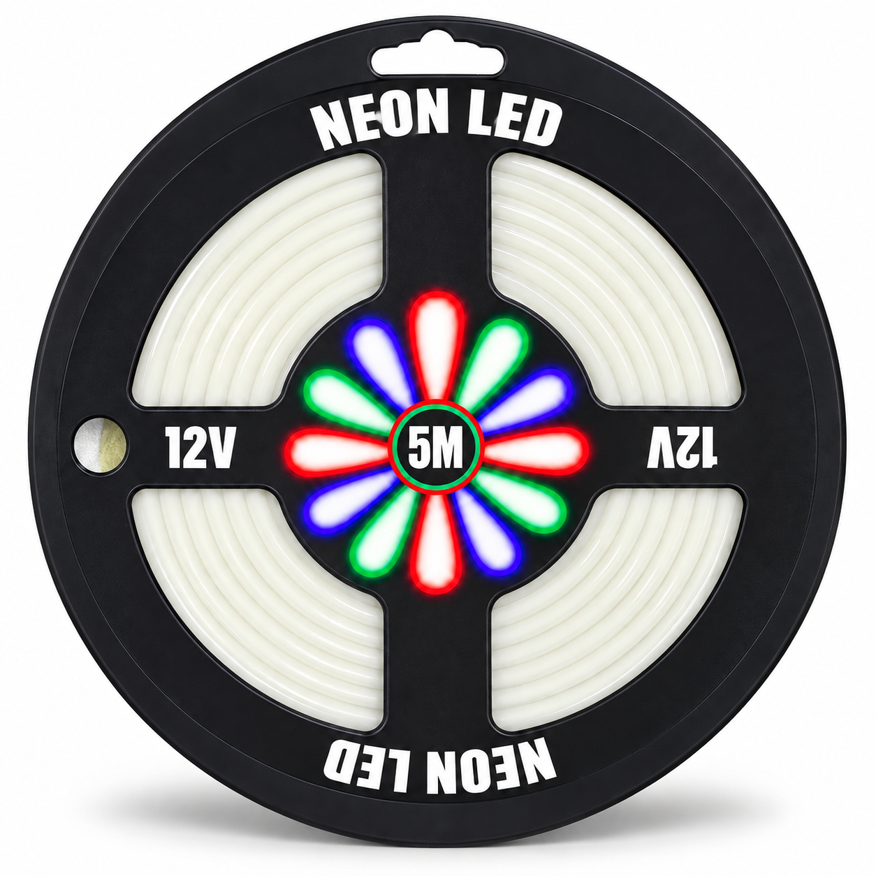 Tira Led Neon 12v Luz Calida 5mt Ledlumi