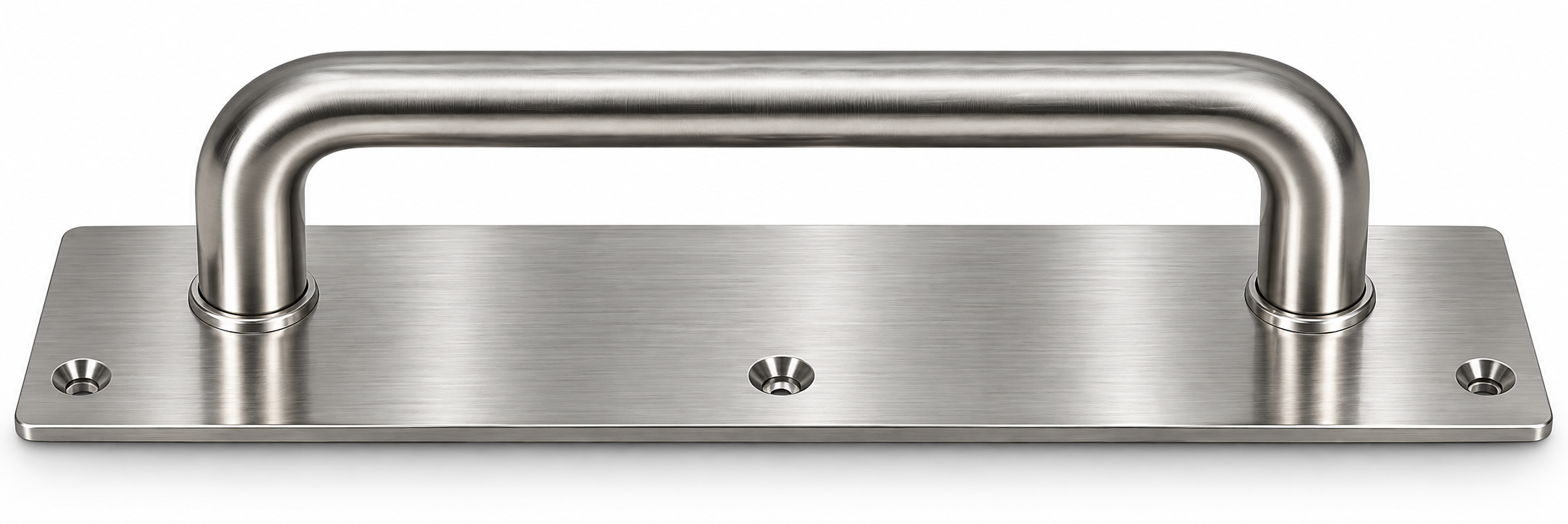 Jalador Placa Con Asa 100*300 Cuadrado A. Inox. Eurolooks
