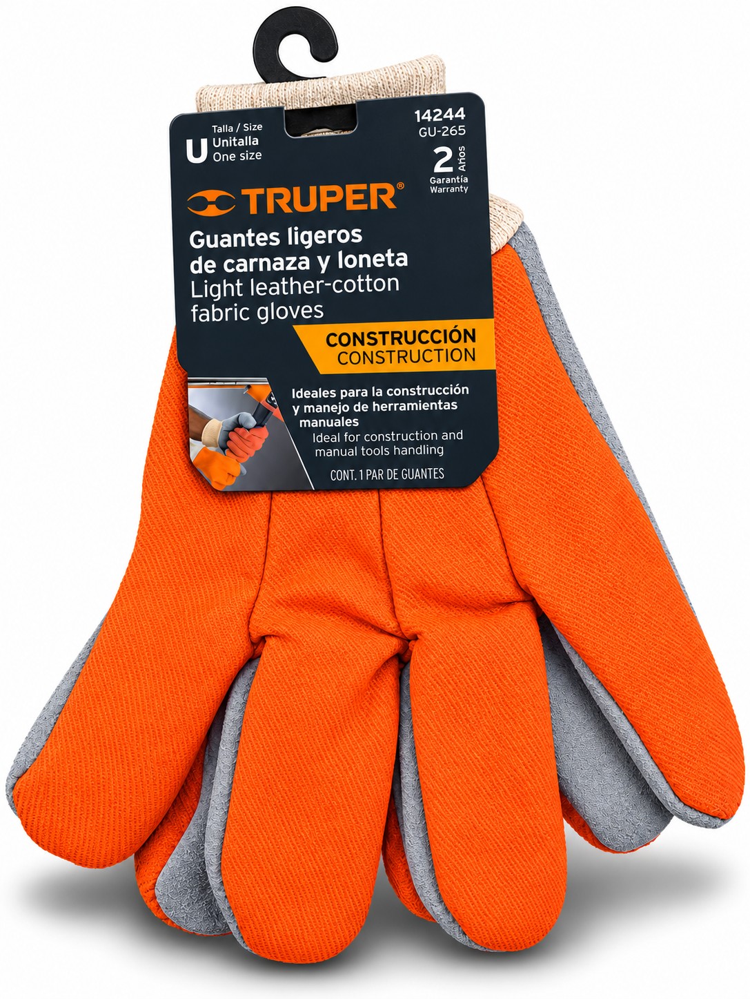 Guantes Carnaza Truper  14244