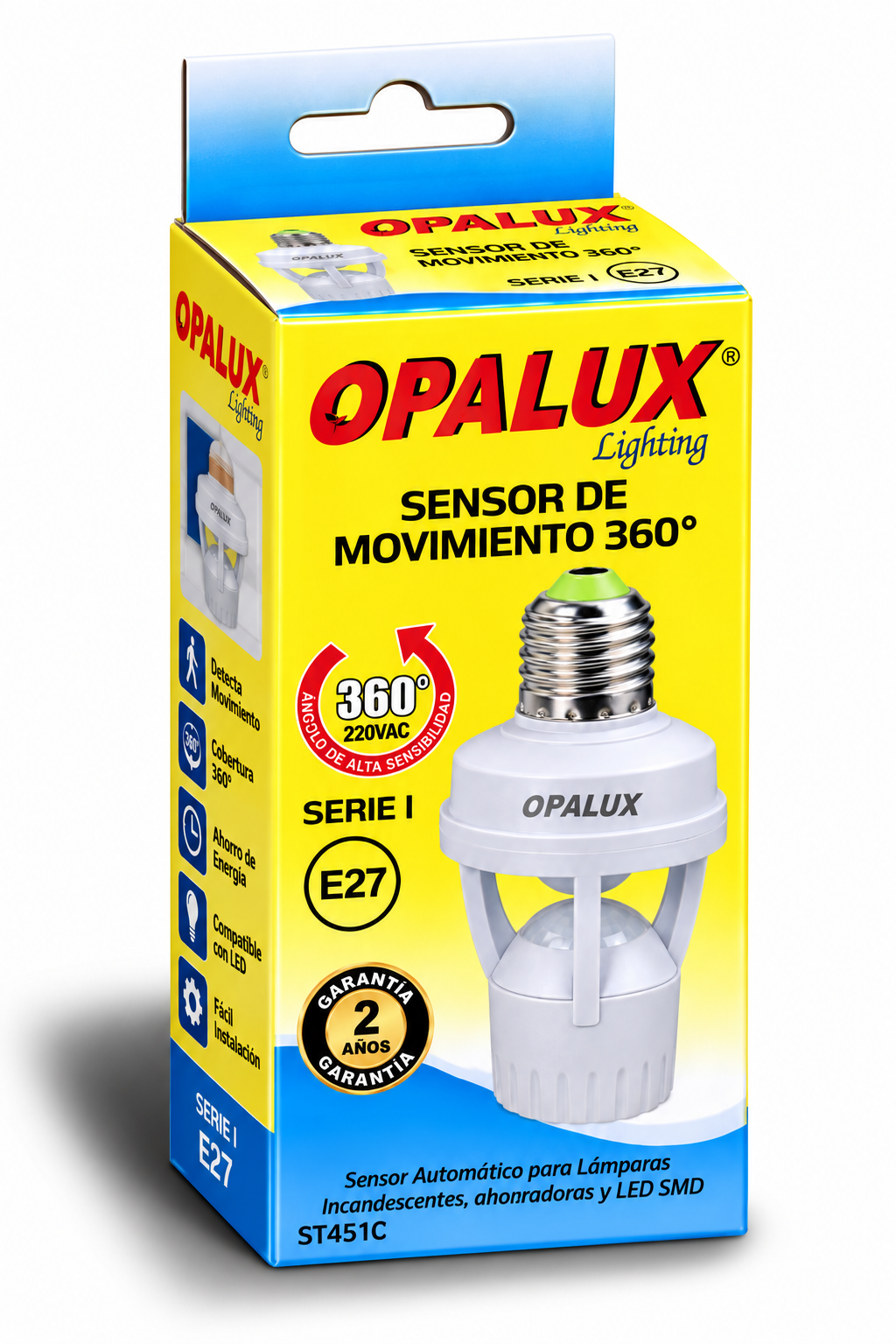 Soquet Con Sensor De Movimiento (6mts) Opalux St-451c