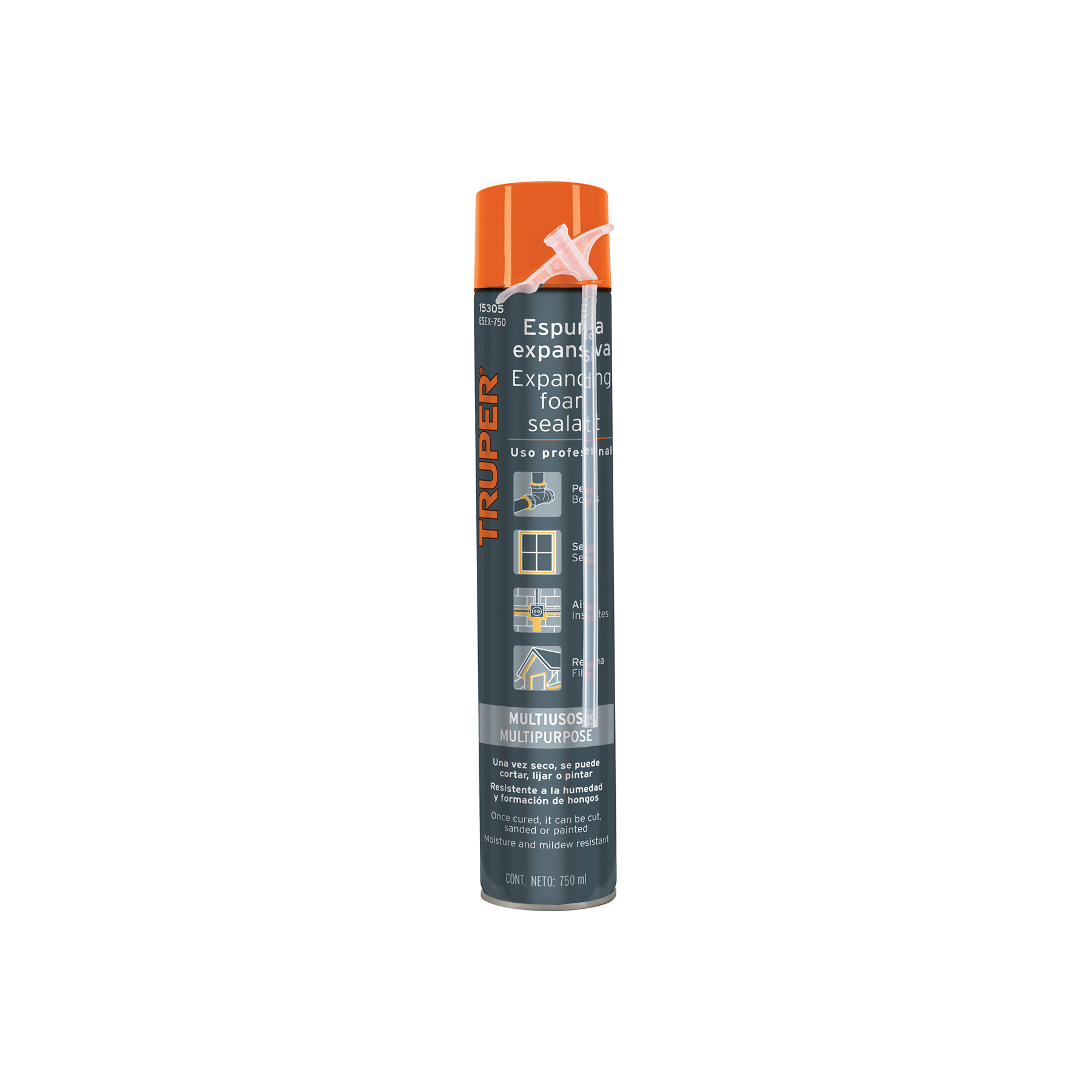 Espuma Expansiva 750ml (poliuretano) Truper 15305