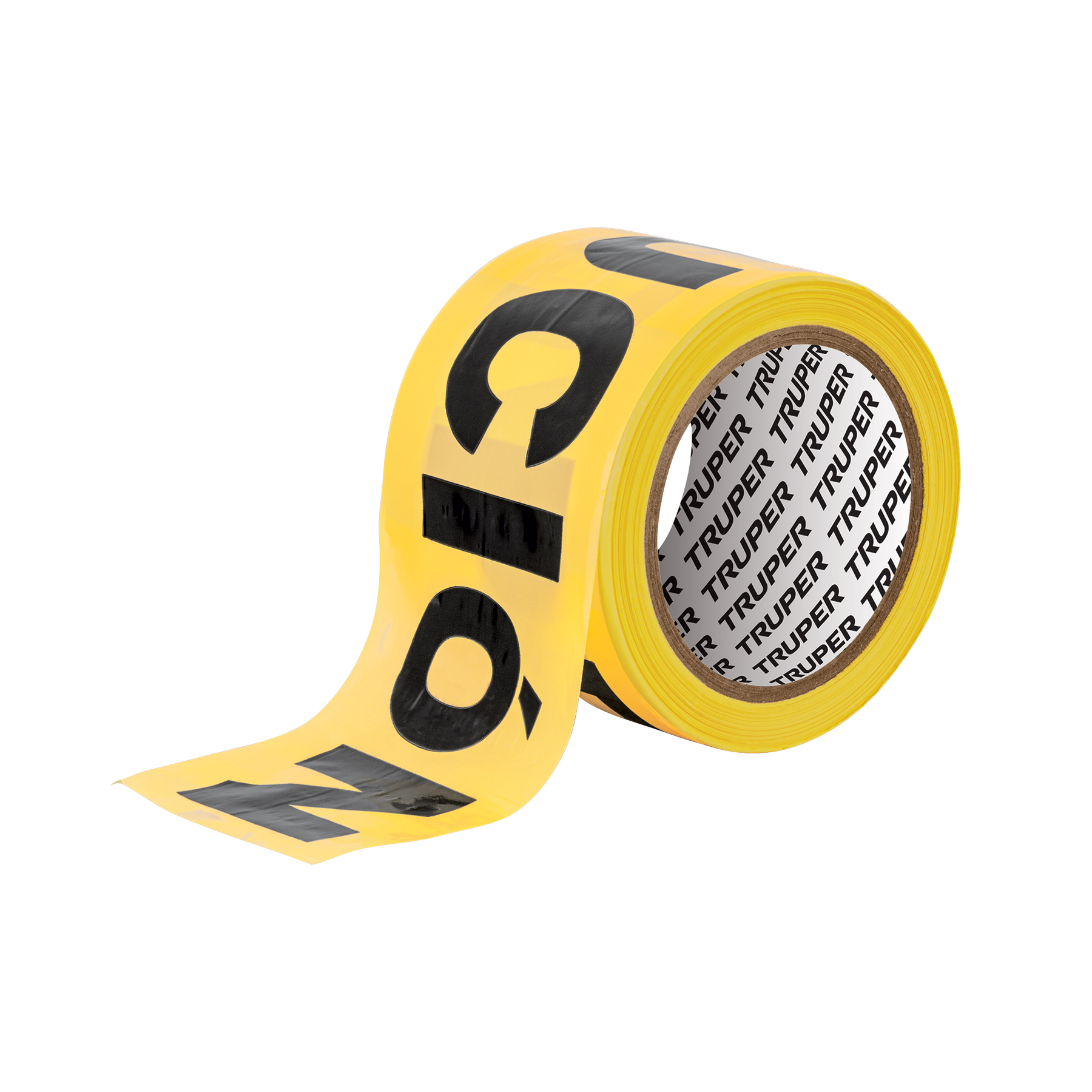 CINTA PRECAUCION ROLLO 100MTS TRUPER 12578