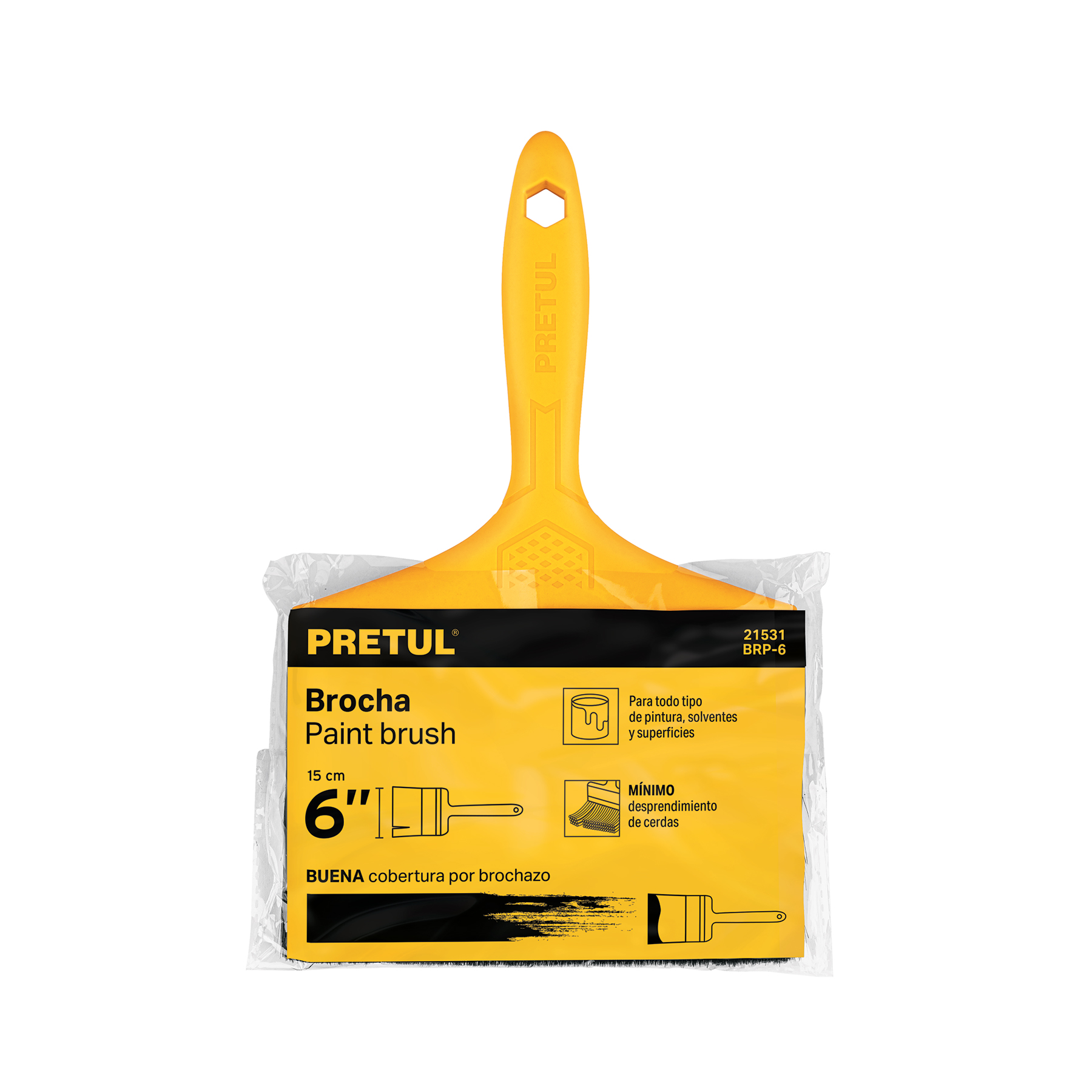 BROCHA 6" PRETUL 21531