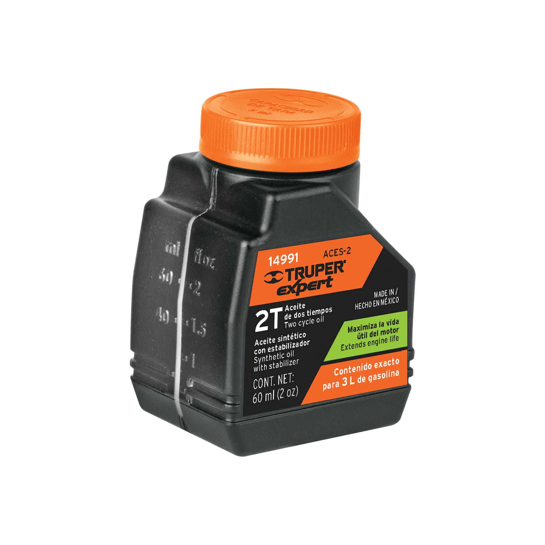Aceite Sintetico Motor 2 Tiempos 60ml Truper 14991