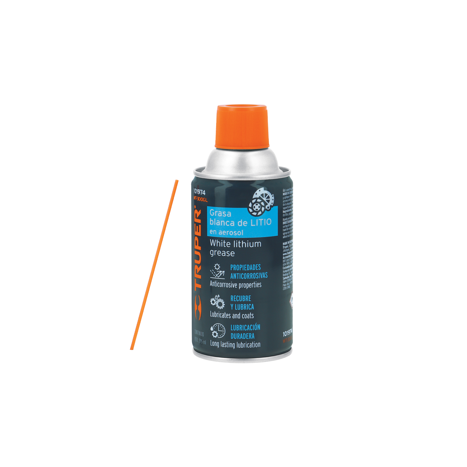 Grasa Blanca De Litio En Aerosol 295ml Truper 101974
