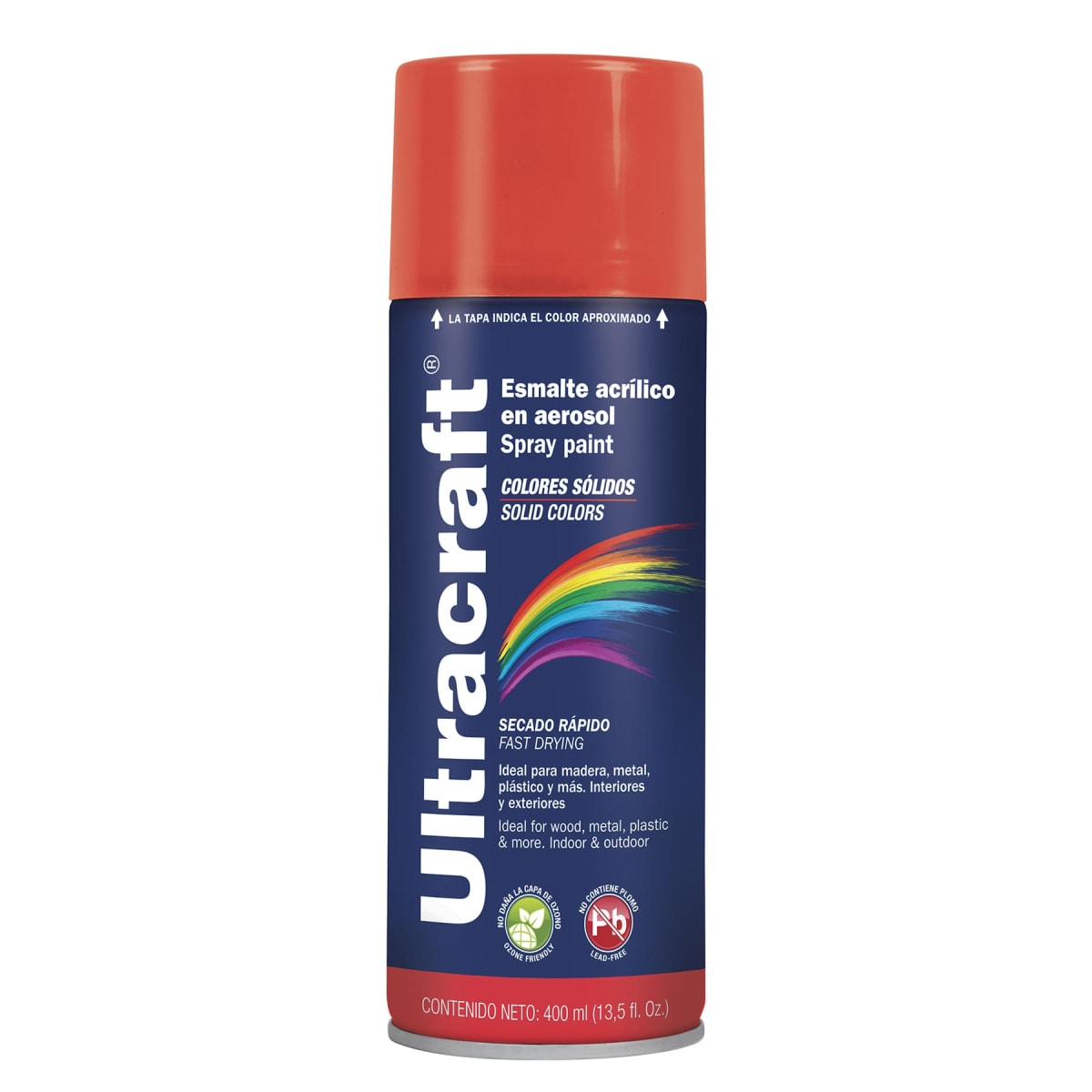 Pintura Spray Rojo Brillante Ultracraft 40024