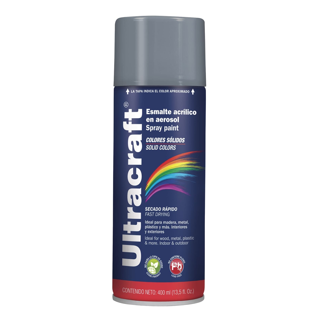 Pintura Spray Gris Ultracraft 40032
