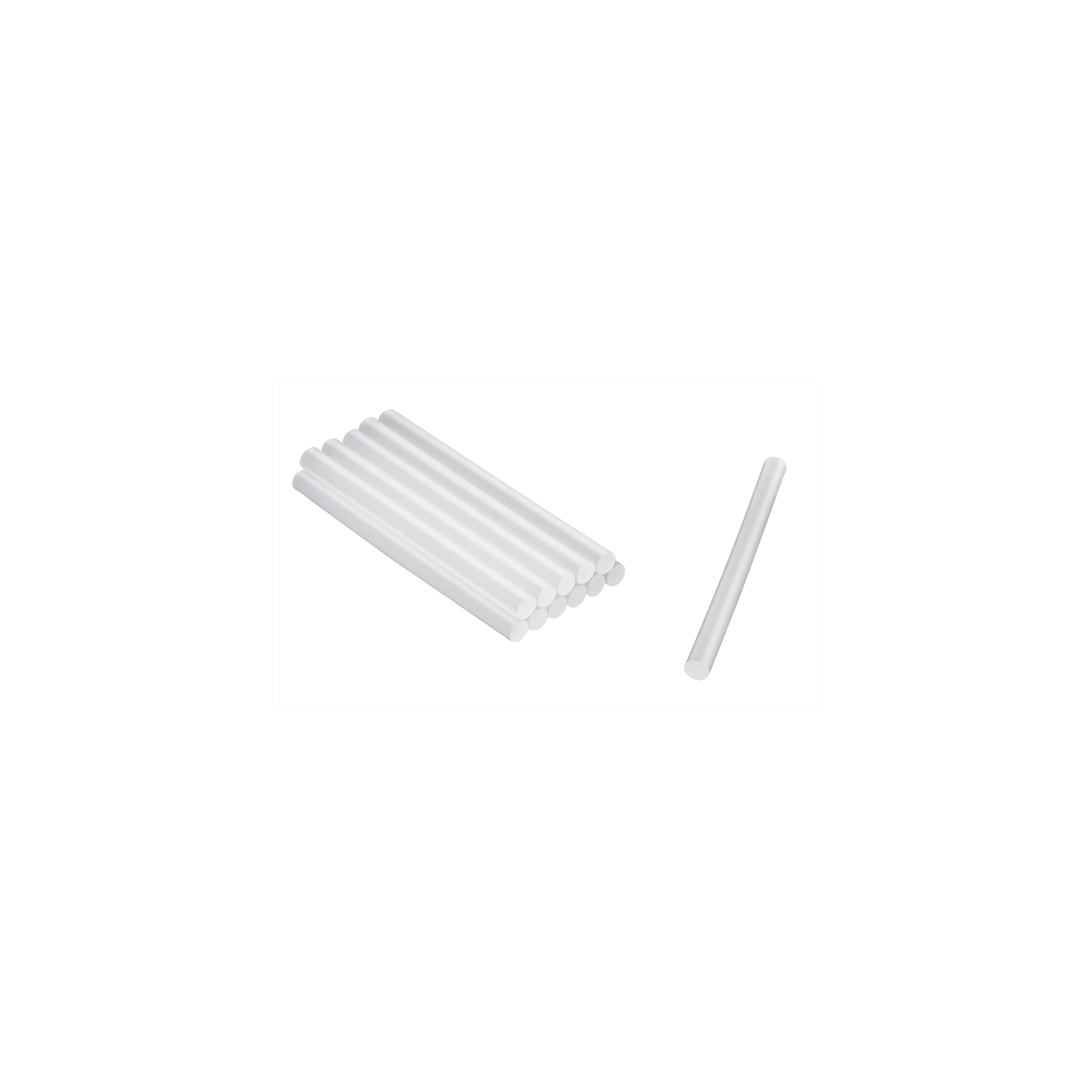 Silicona En Barra 8mm Delgada X 10cm Blisx12barras Truper 17537