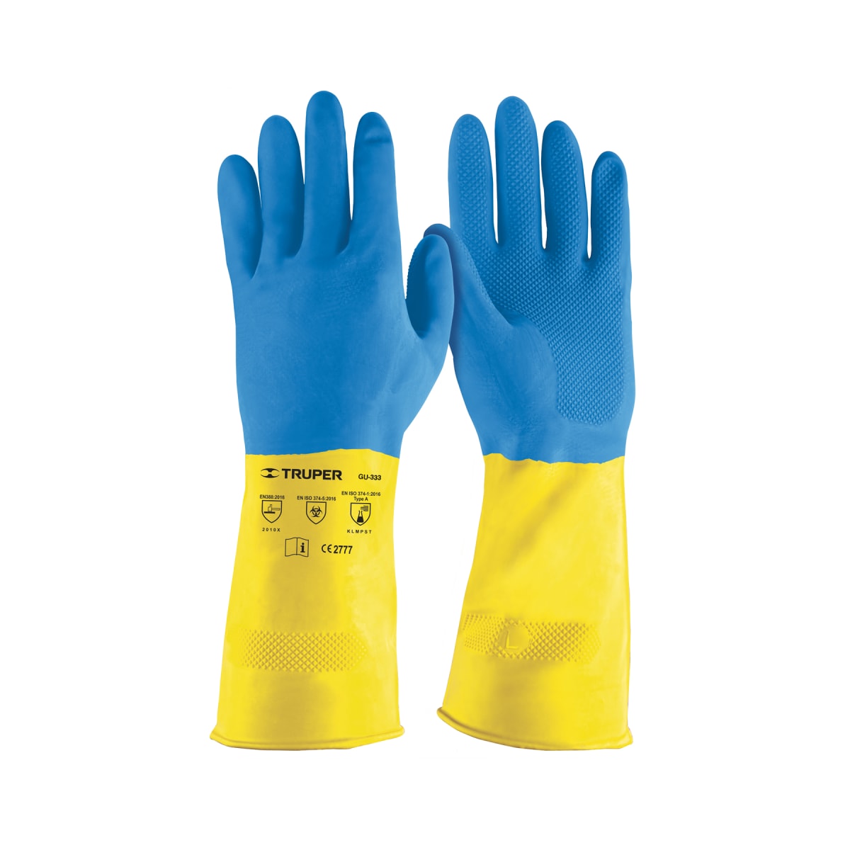 Guante Latex Grande Reforzado Truper 15269