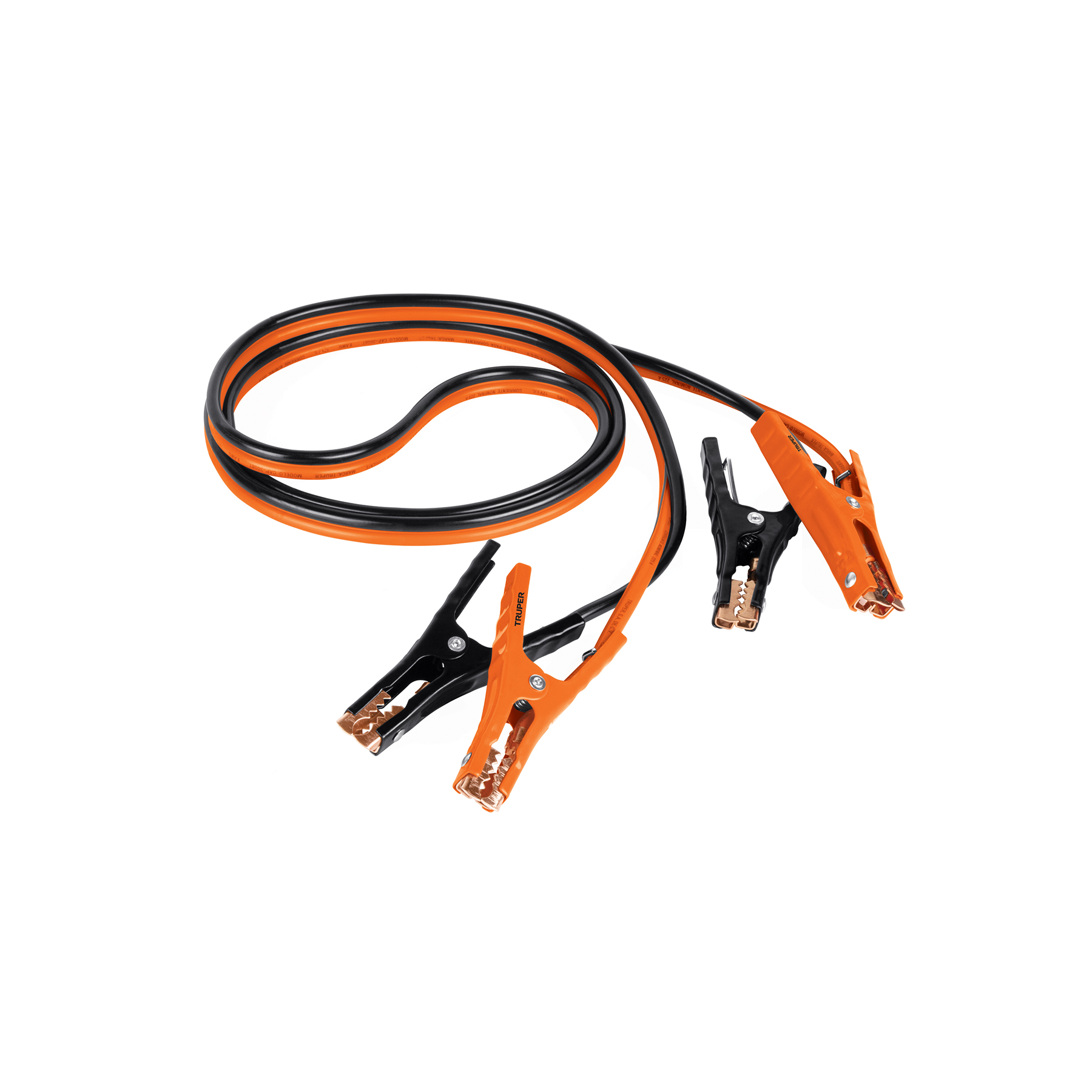 Cable Pasa Corriente 3mts 225a 8awg Funda Truper 17543
