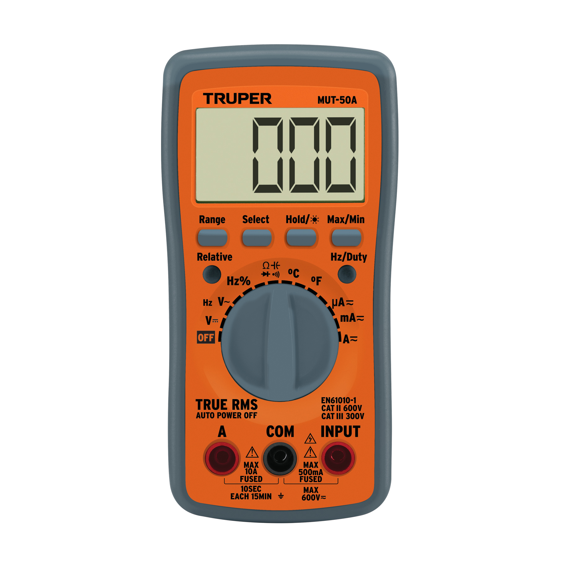Multimetro Profesional (multitester) Rms Verdadero Y Autorango Truper 100361