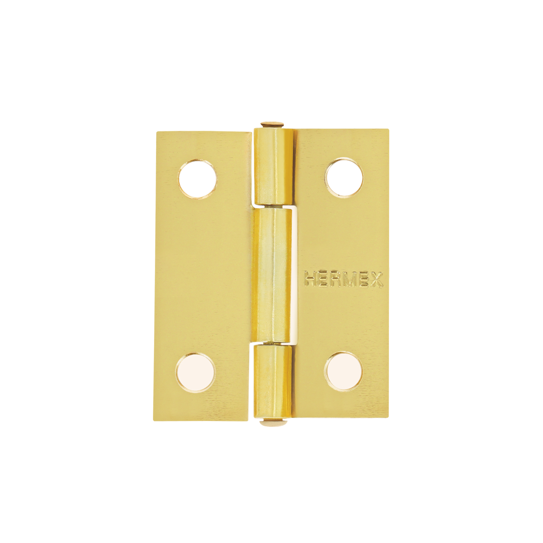 Bisagra Rectangular 1-1/2" Dorada Hermex 43193