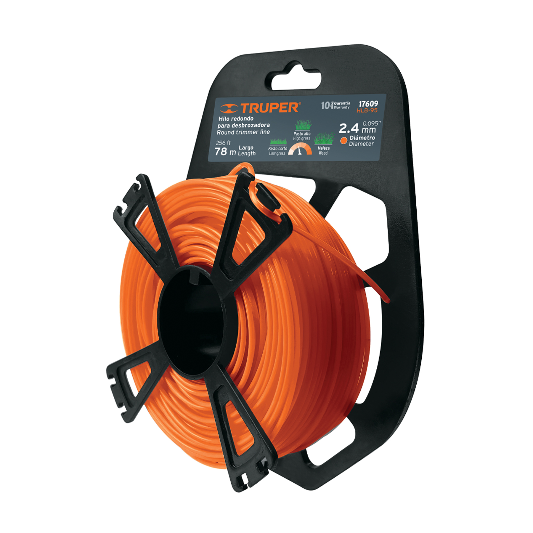Hilo Para Podadora 2.4mm X 78mts Truper 17609