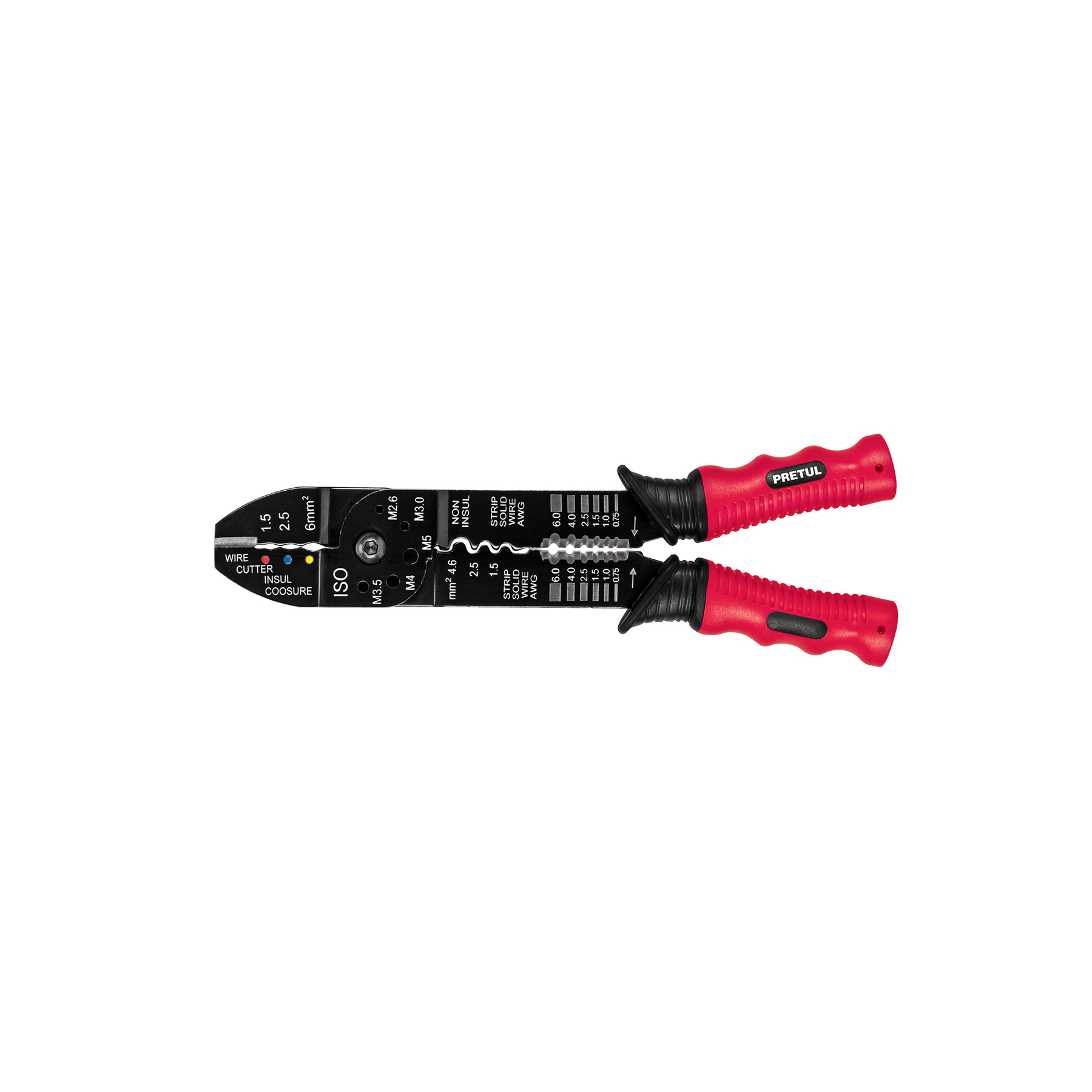 ALICATE PELACABLE 9" PRETUL 22710