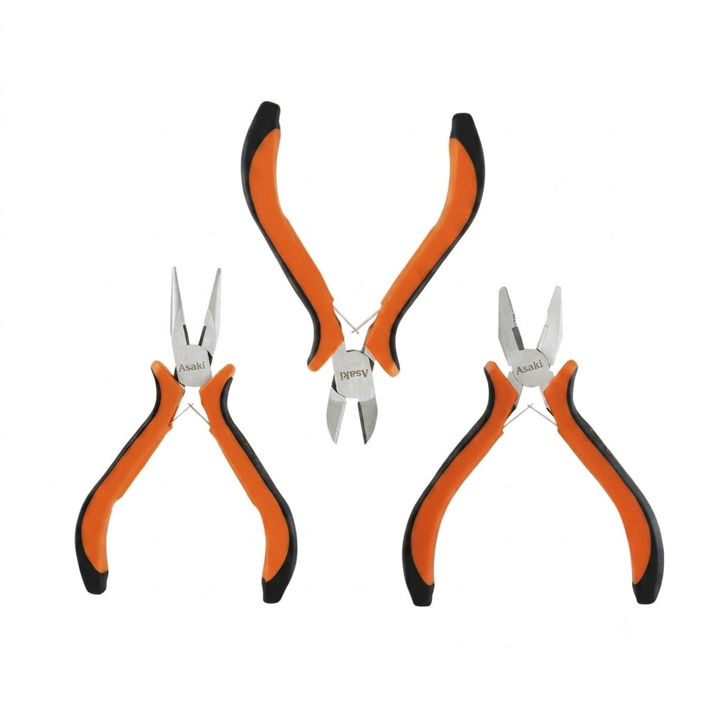 ALICATE MINI KIT X 3PZS ASAKI ASK-05089