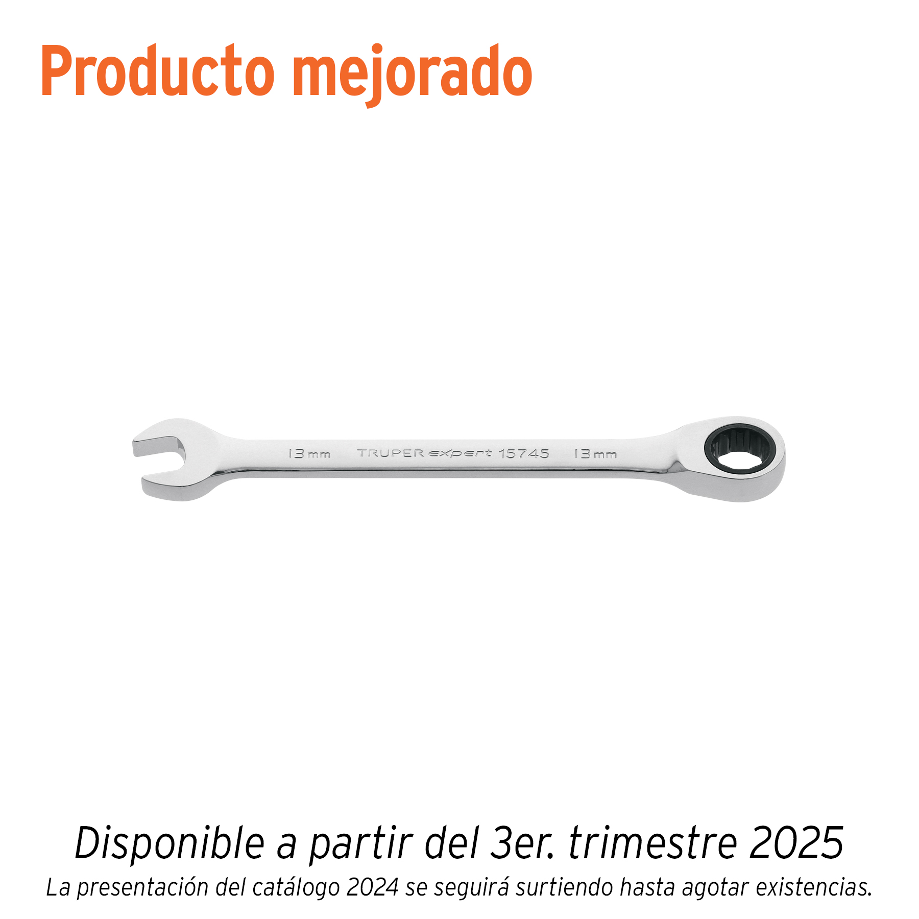 LLAVE MIXTA CON RATCHET 13 MM TRUPER 15745
