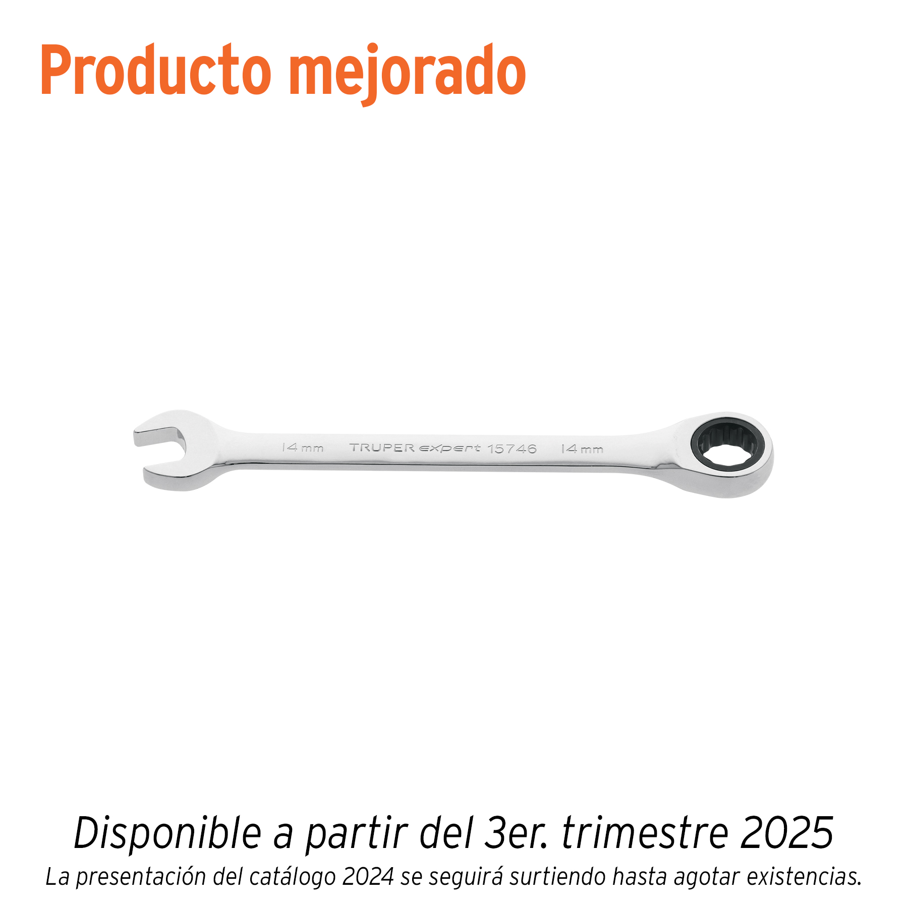LLAVE MIXTA CON RATCHET 14 MM TRUPER 15746