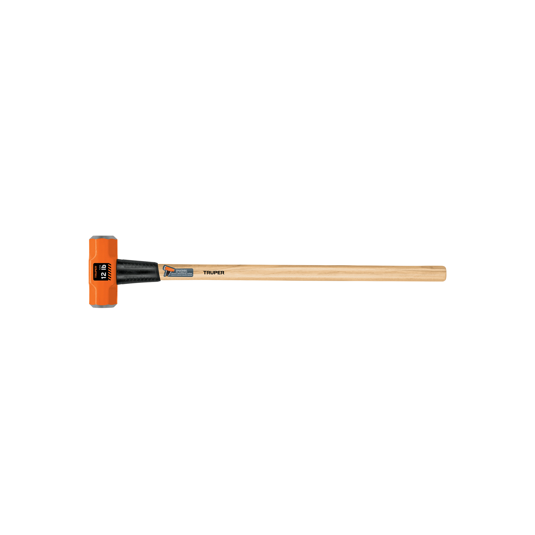 COMBA OCTOGONAL 12LB MANGO MADERA 36" TRUPER 16513