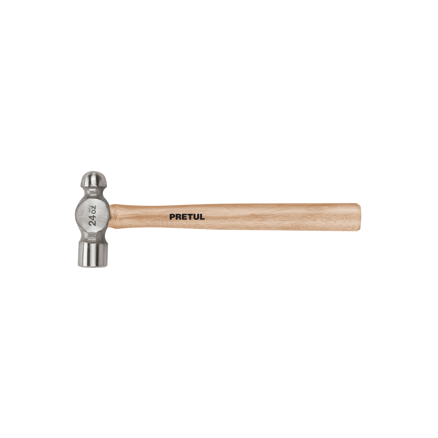 MARTILLO CABEZA BOLA 24OZ M/MADERA PRETUL 22659