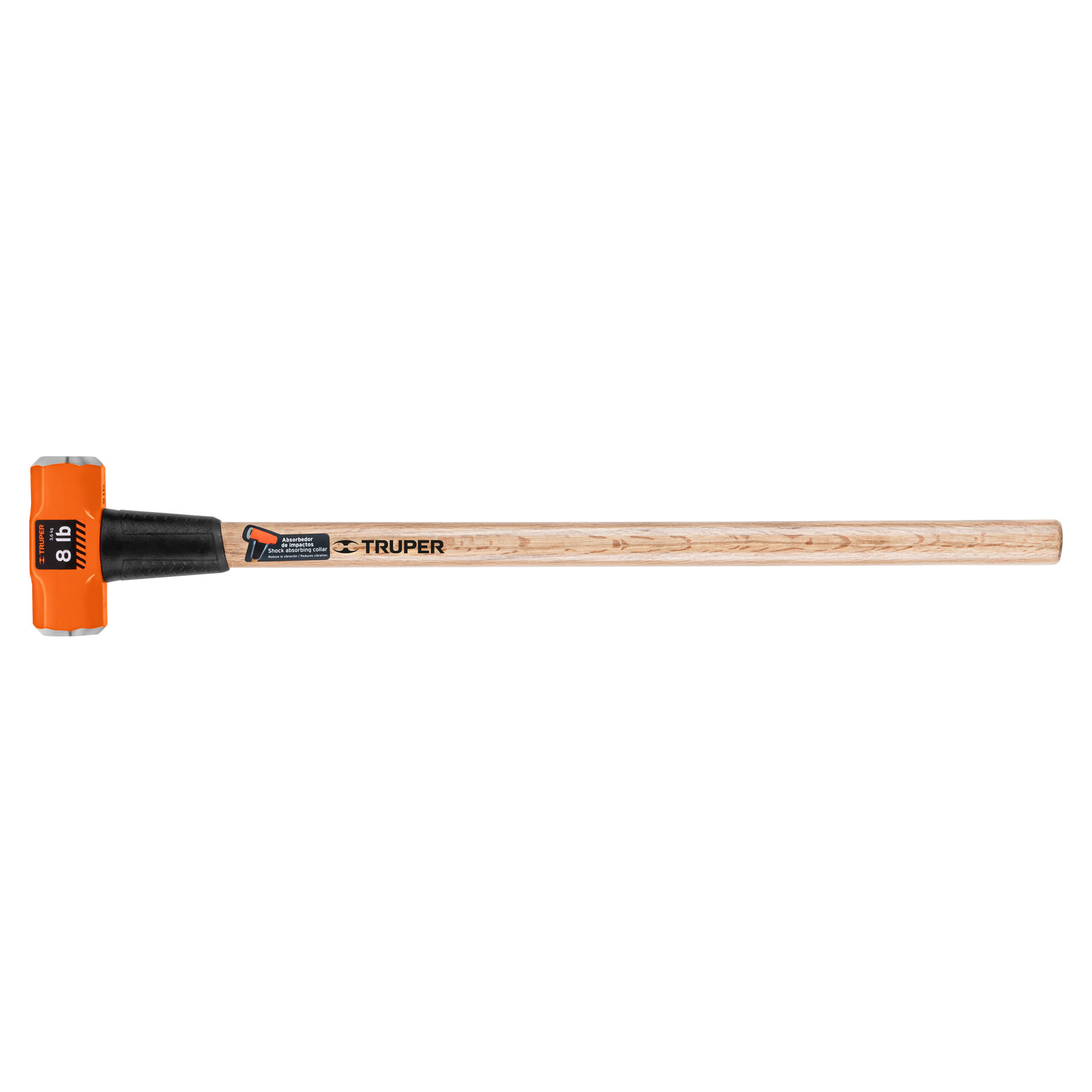 COMBA OCTAGONAL 8LB MANGO MADERA 36" TRUPER 16511
