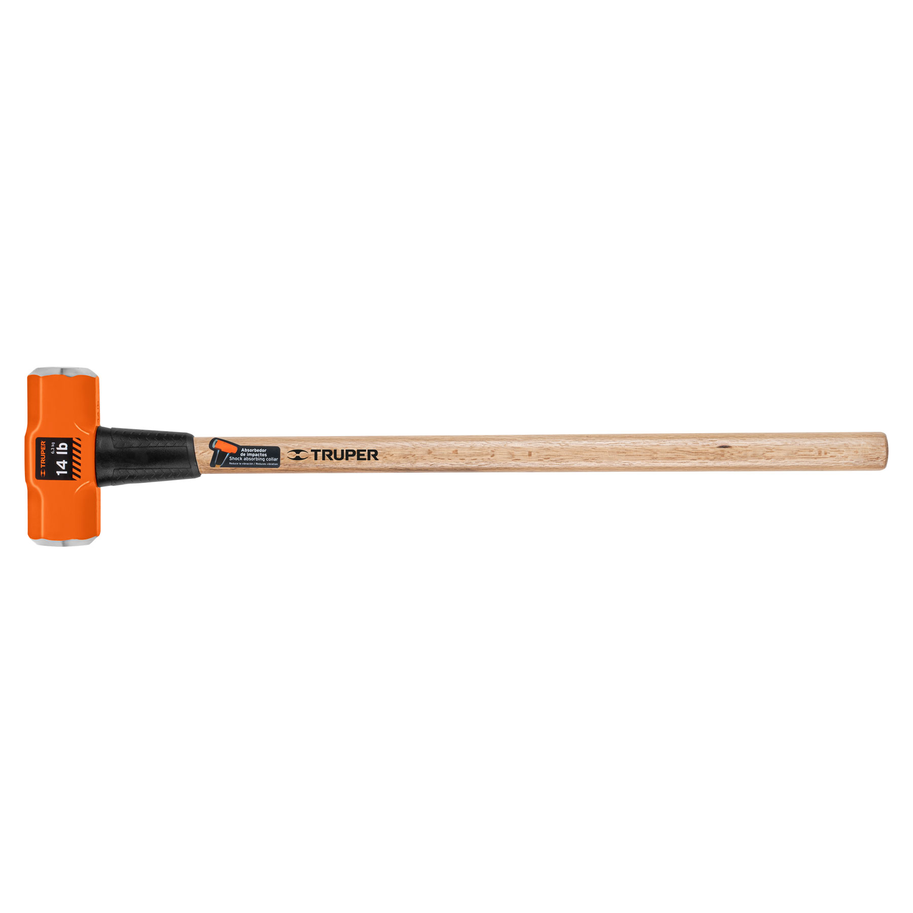 COMBA OCTOGONAL 14LB MANGO MEDERA 36" TRUPER 16514