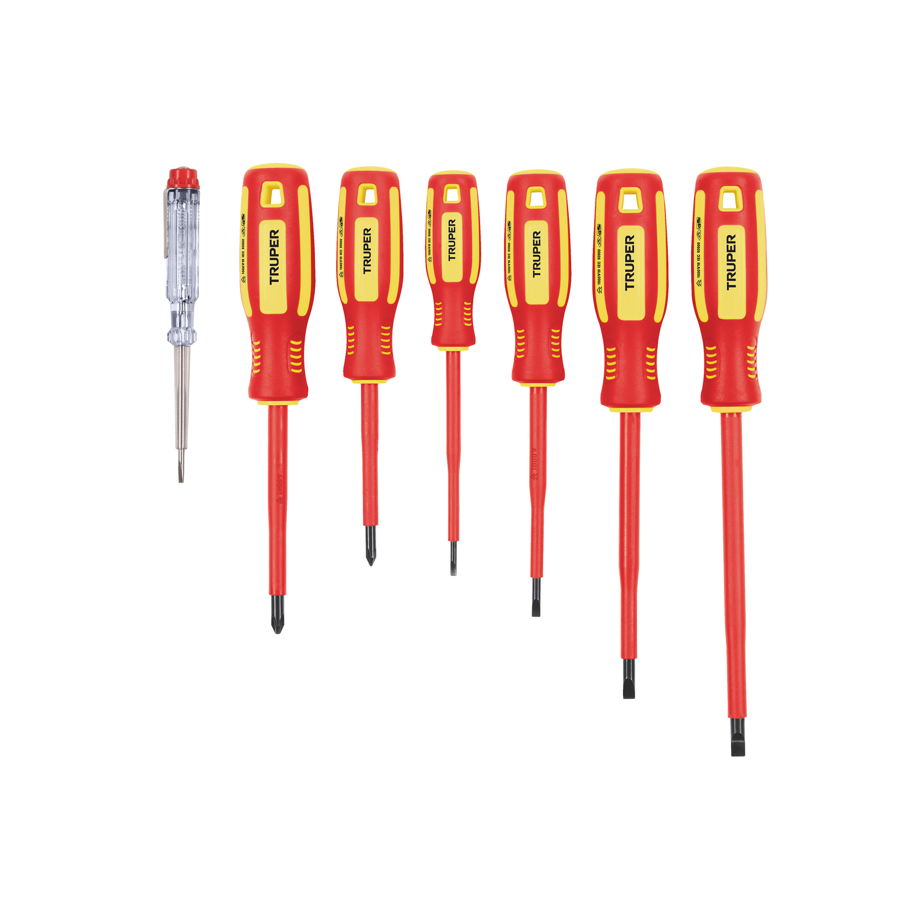 DESARMADOR ELECTRISISTA KIT X7PZS TRUPER 14196