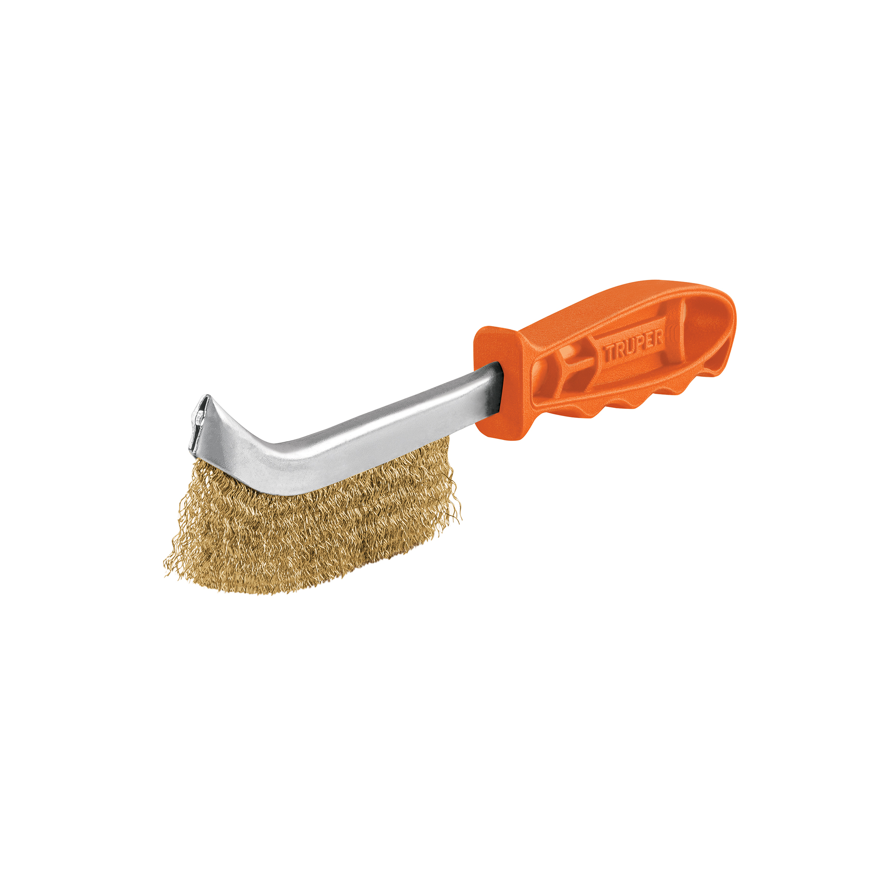 CEPILLO DE ALAMBRE 10" CURVO ANTI-CHISPA TRUPER 11540