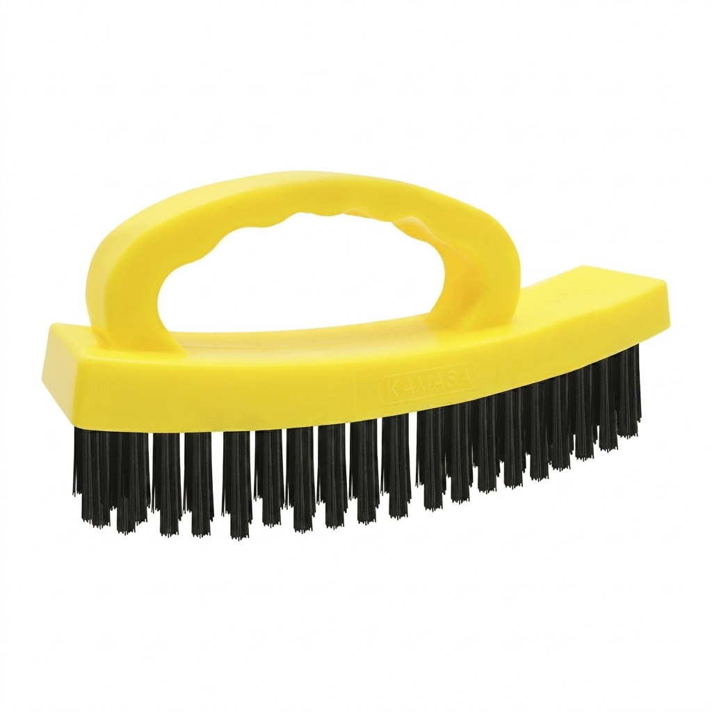 ESCOBILLA DE FIERRO 4X18 PVC KAMASA KM-1506