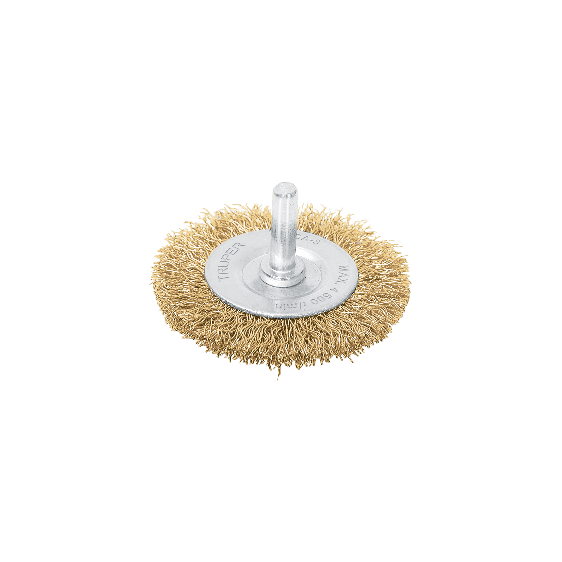 ESCOBILLA CIRCULAR 3" ALAMBRE GRUESO TRUPER 11570