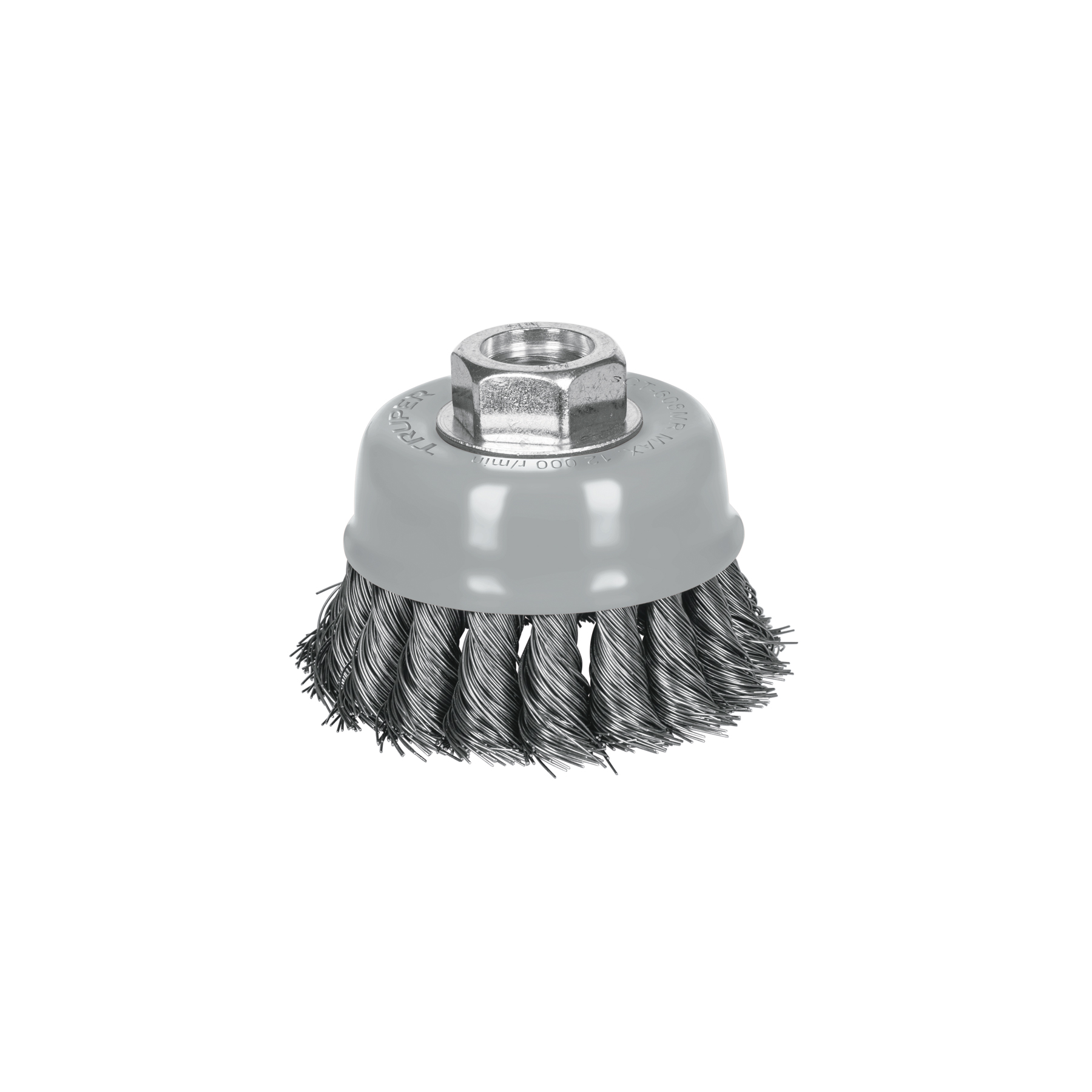 ESCOBILLA COPA 3" ALAMBRE TRENZADO FINO TRUPER 100851
