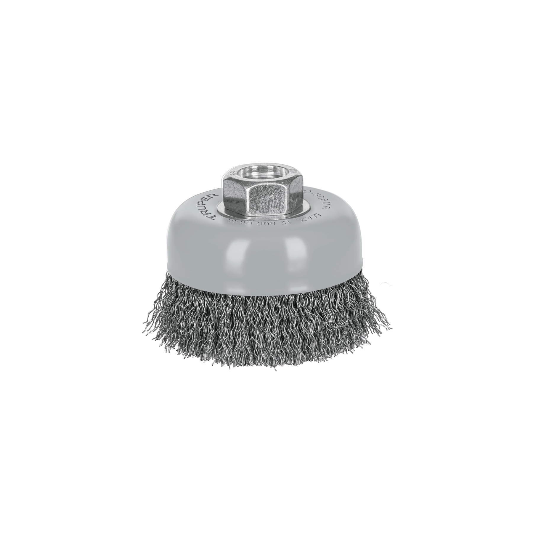 ESCOBILLA COPA 3" ALAMBRE ONDULADO MULTIROSCA TRUPER 100857