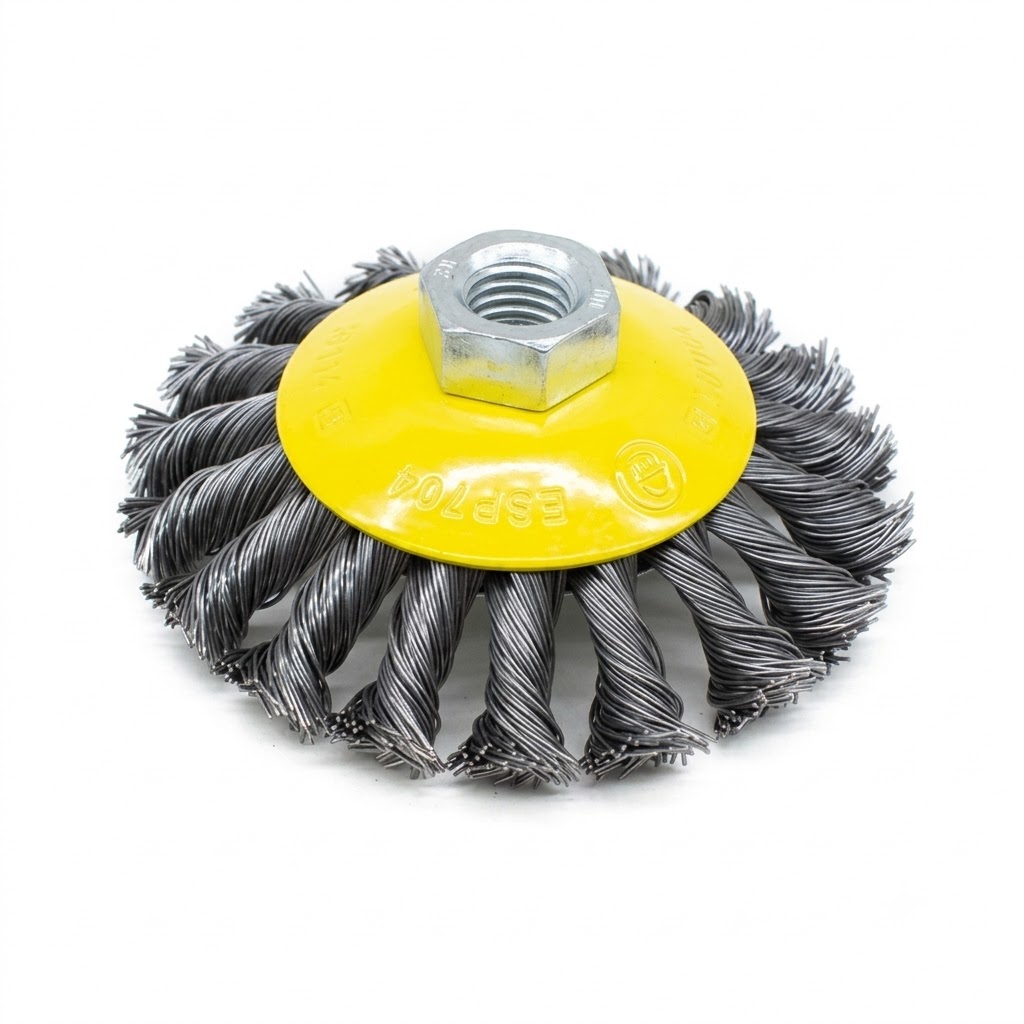 ESCOBILLA PLATO 4" TRENZADO  UYUSTOOLS EBP704