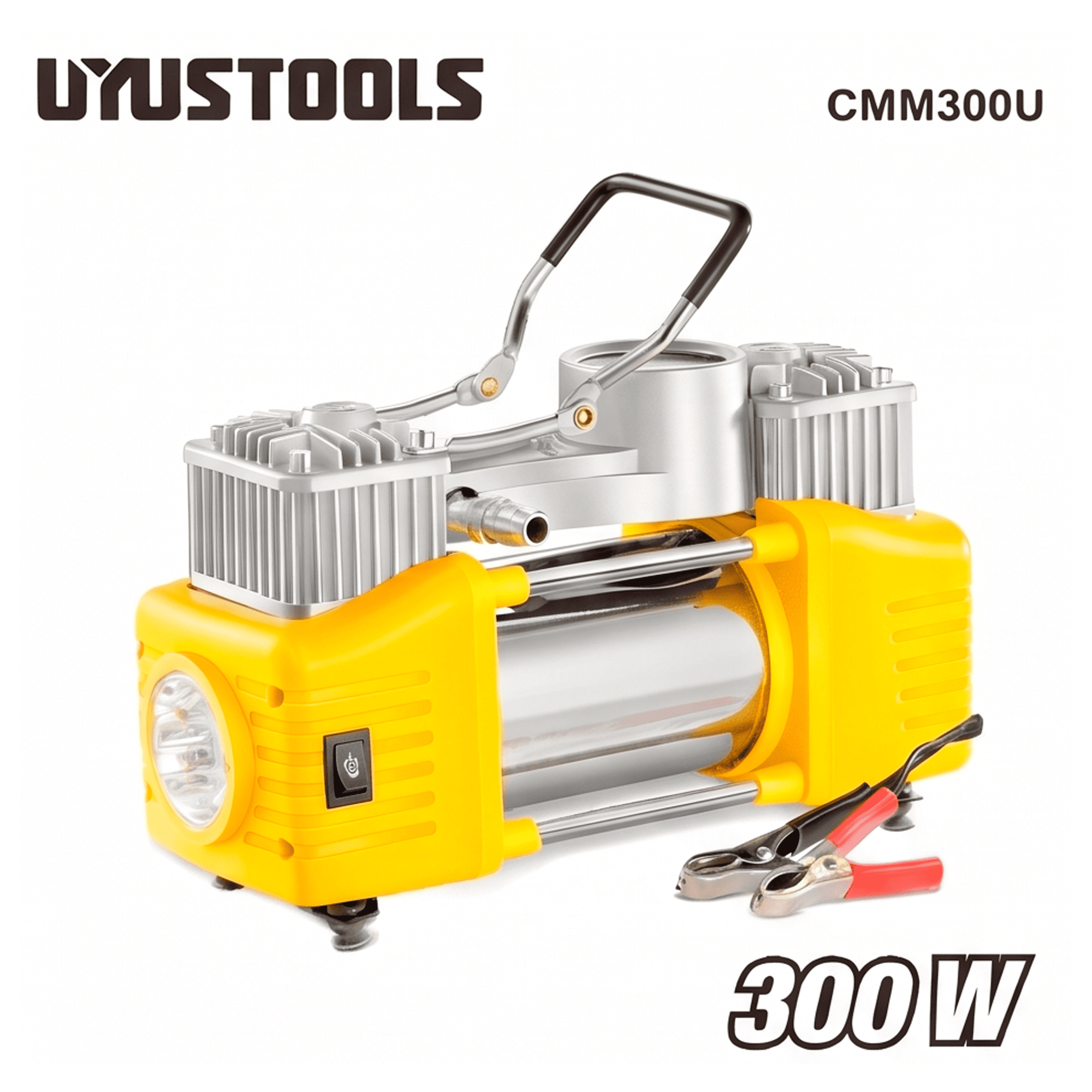 COMPRESOR MINI DOBLE PISTON 300W UYUSTOOLS CMM300U