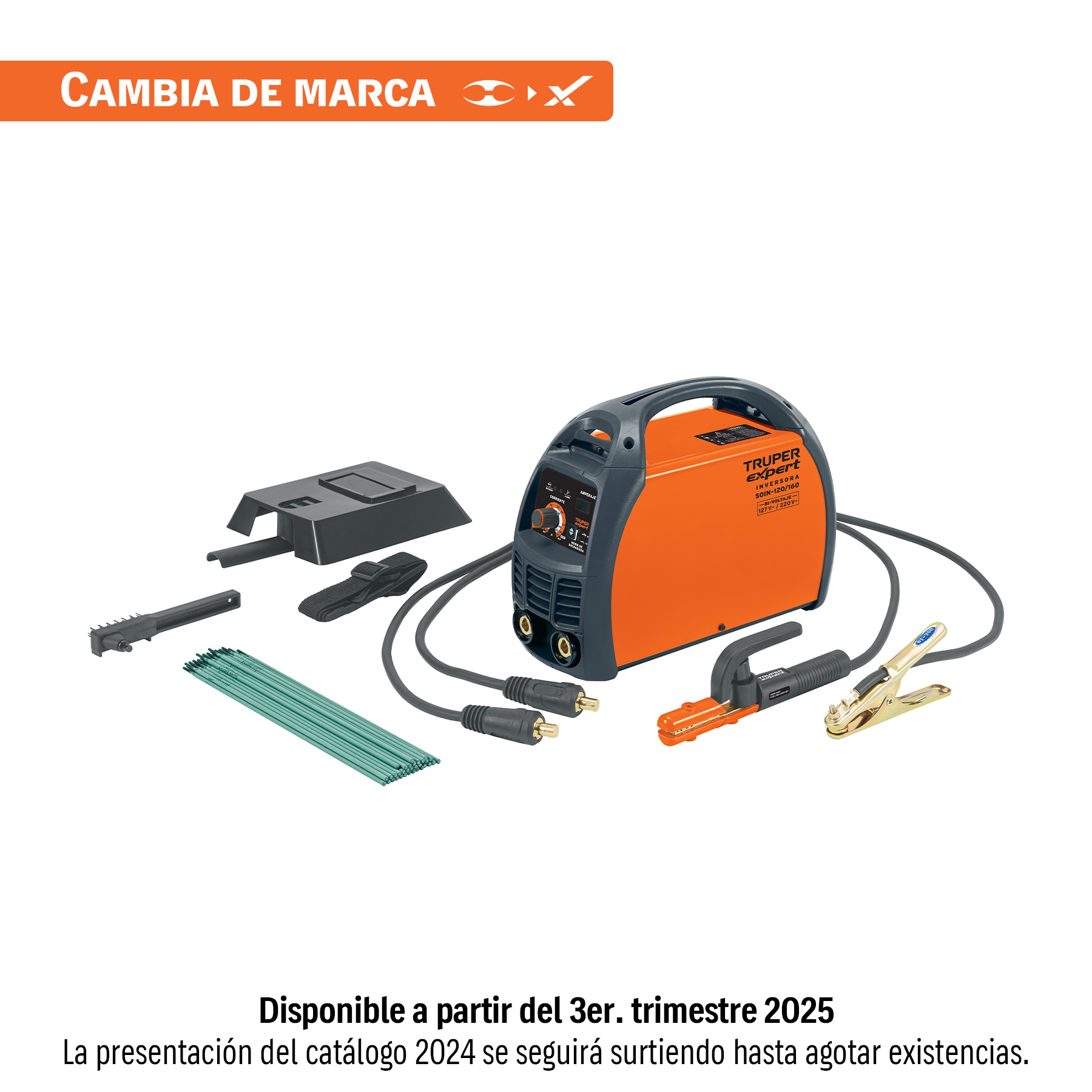 MAQUINA SOLDAR BI-VOLTAGE 127/220V - 160AMP TRUPER 13695