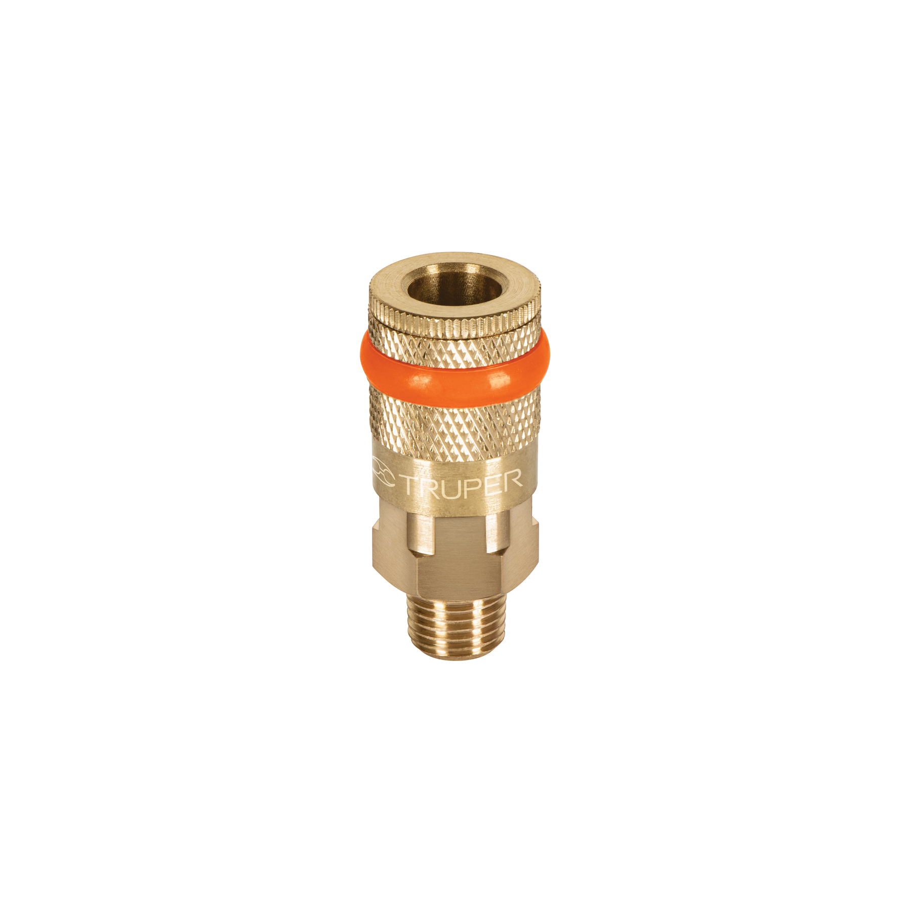 COPLE RAPIDO COMPRESORA 1/4" MACHO TRUPER 19085