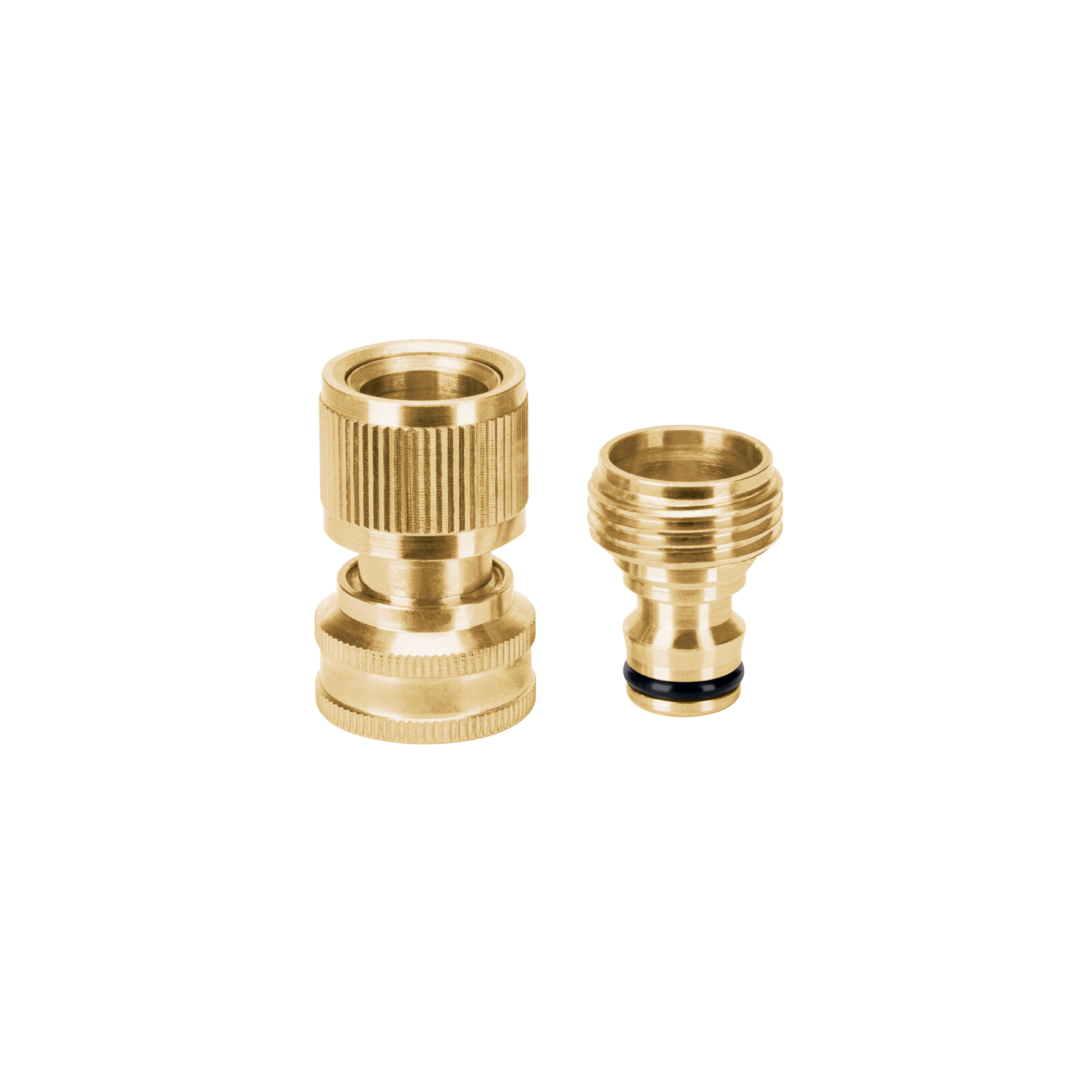 CONECTOR RAPIDO LATON 3/4" BLIST X 2PZS (PISTOLA) TRUPER 101599