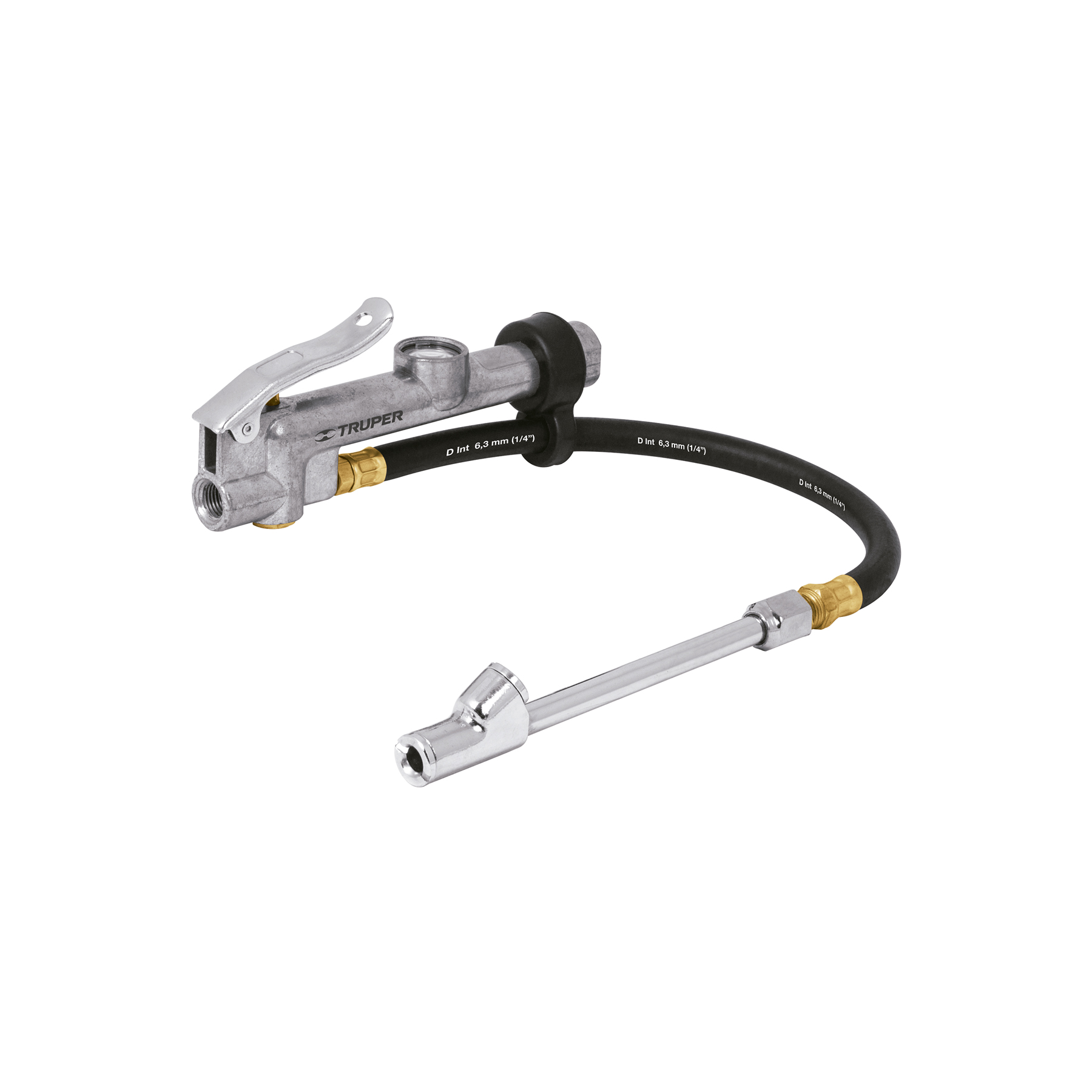 INFLADOR CALIBRADOR C/DOBLE 1/4 TRUPER 19028