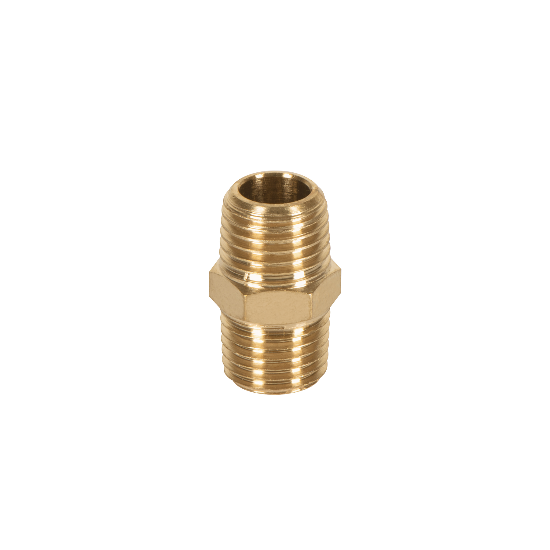 NIPLE PARA COMPRESORA 1/4" MACHO TRUPER 19024