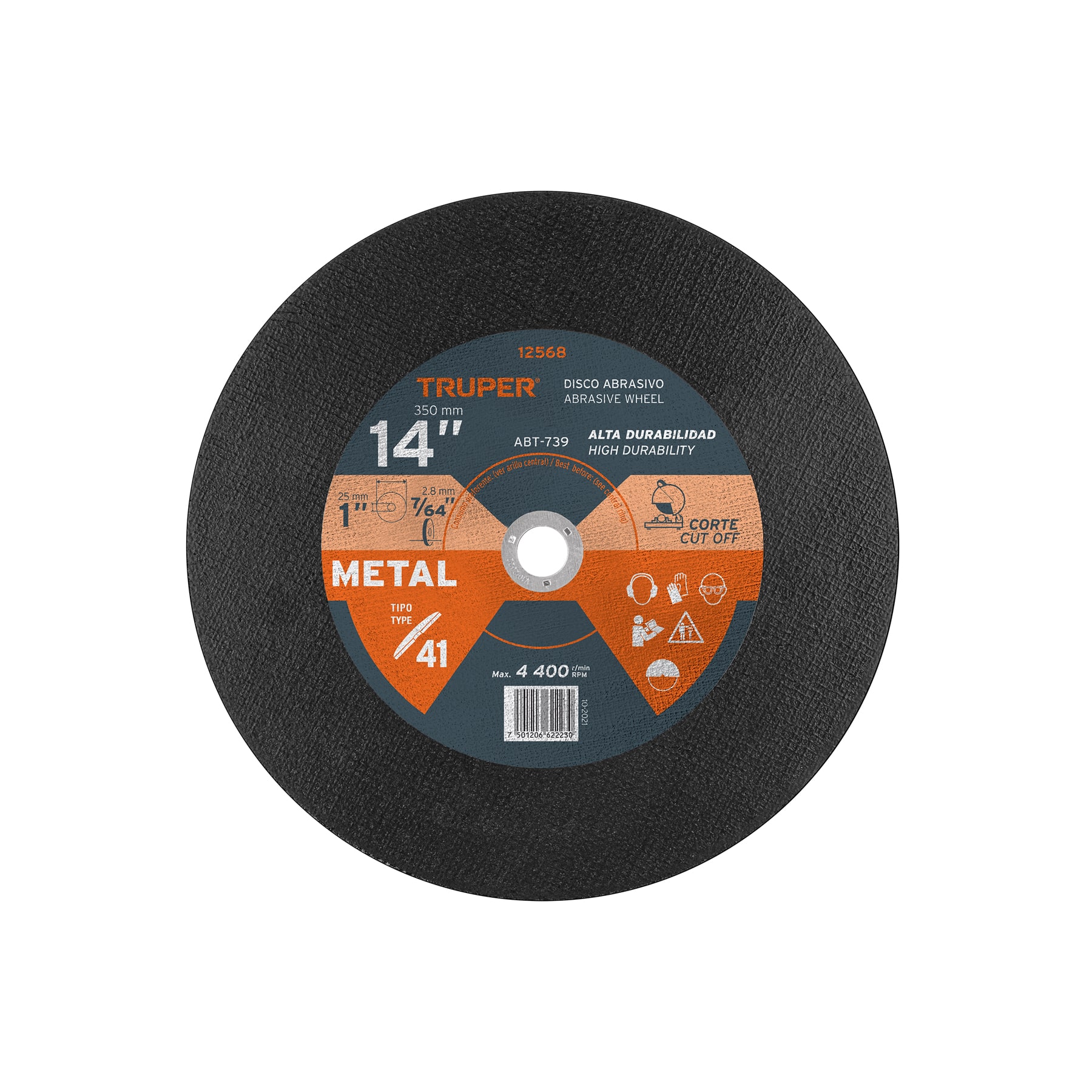 DISCO METAL 14" (TRONZADORA) TRUPER 12568