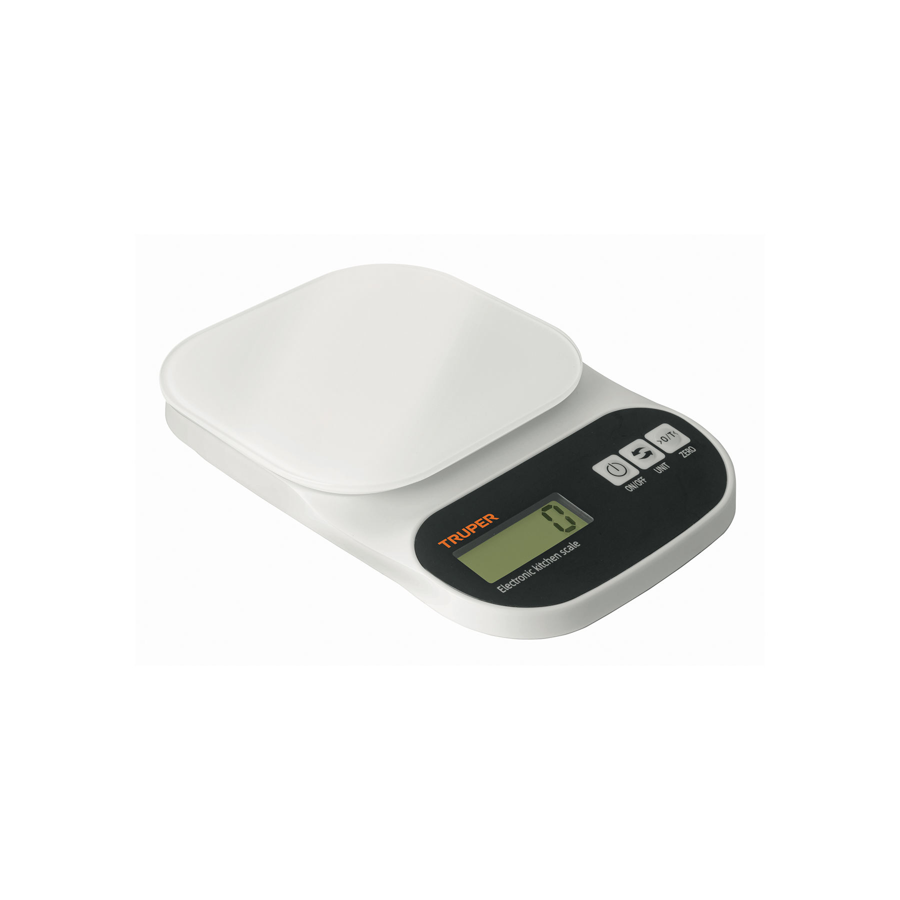 Balanza Digital Cap. 5kg C/plato Vidrio Truper 15160