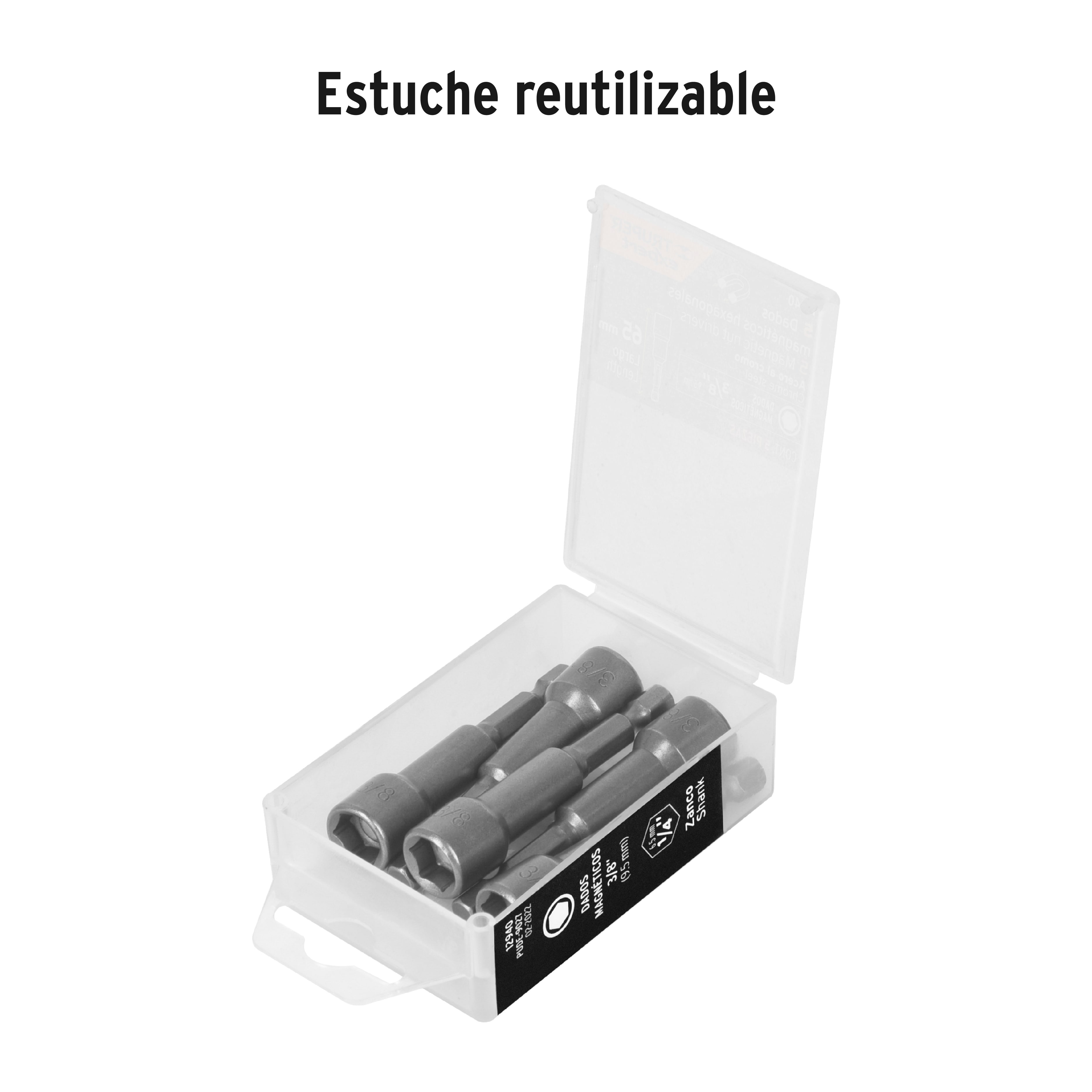 Adaptador Magnetico 3/8" X 65mm Hexagonal Truper 12940