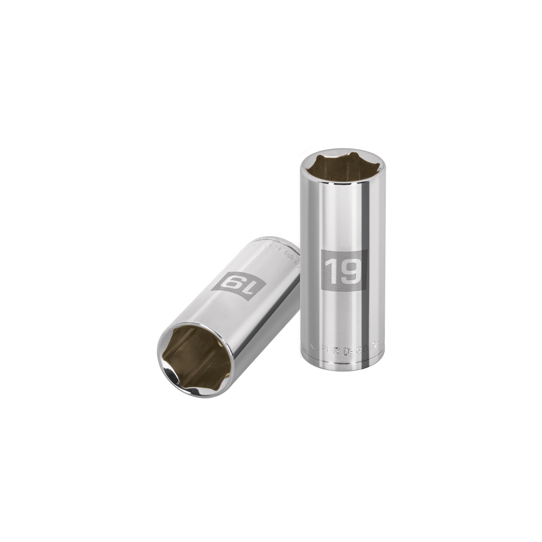 Dado Tubular 19mm Hex. Encastre 3/8" Truper 13779