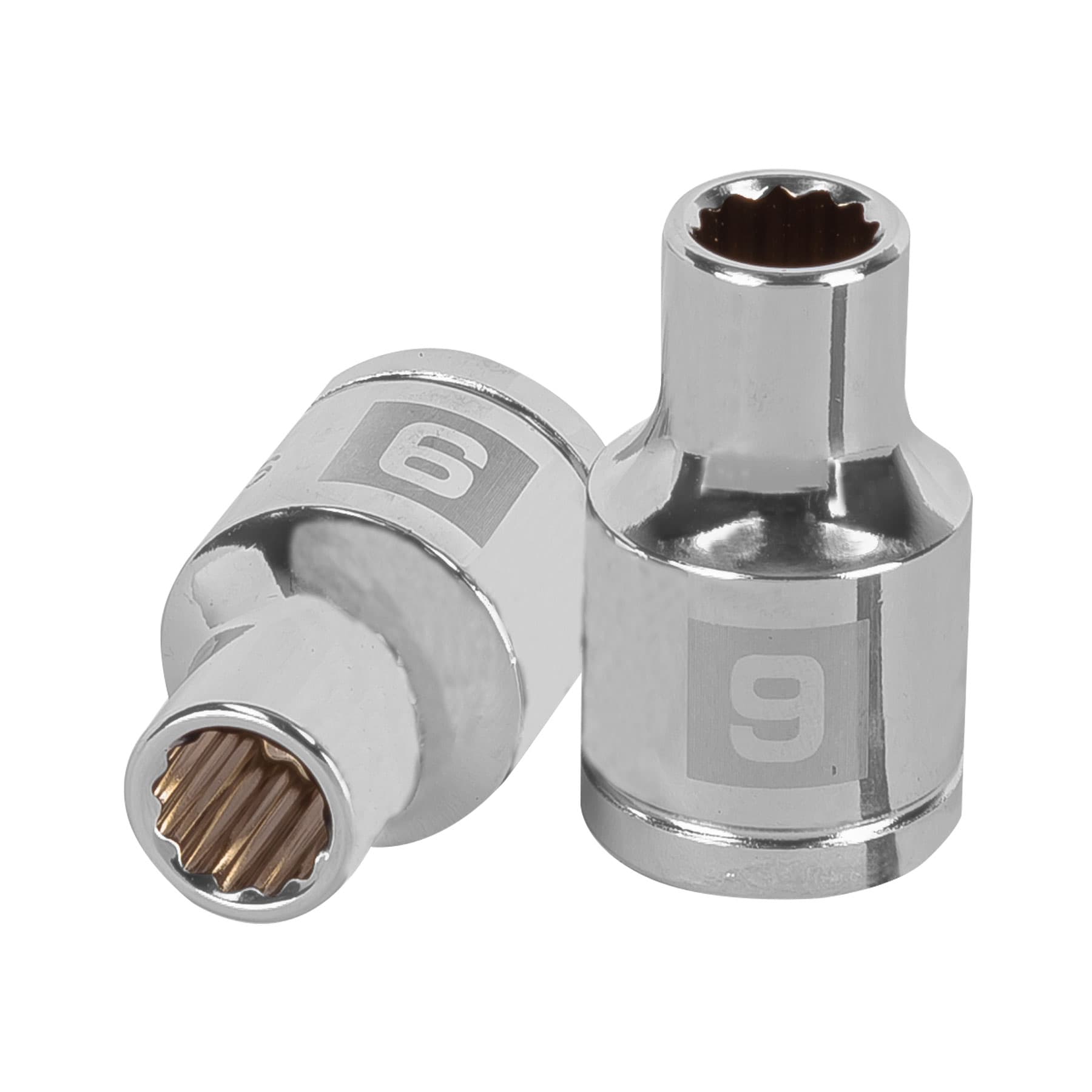 Dado Poligonal 9mm Encastre 1/2" Truper 13523