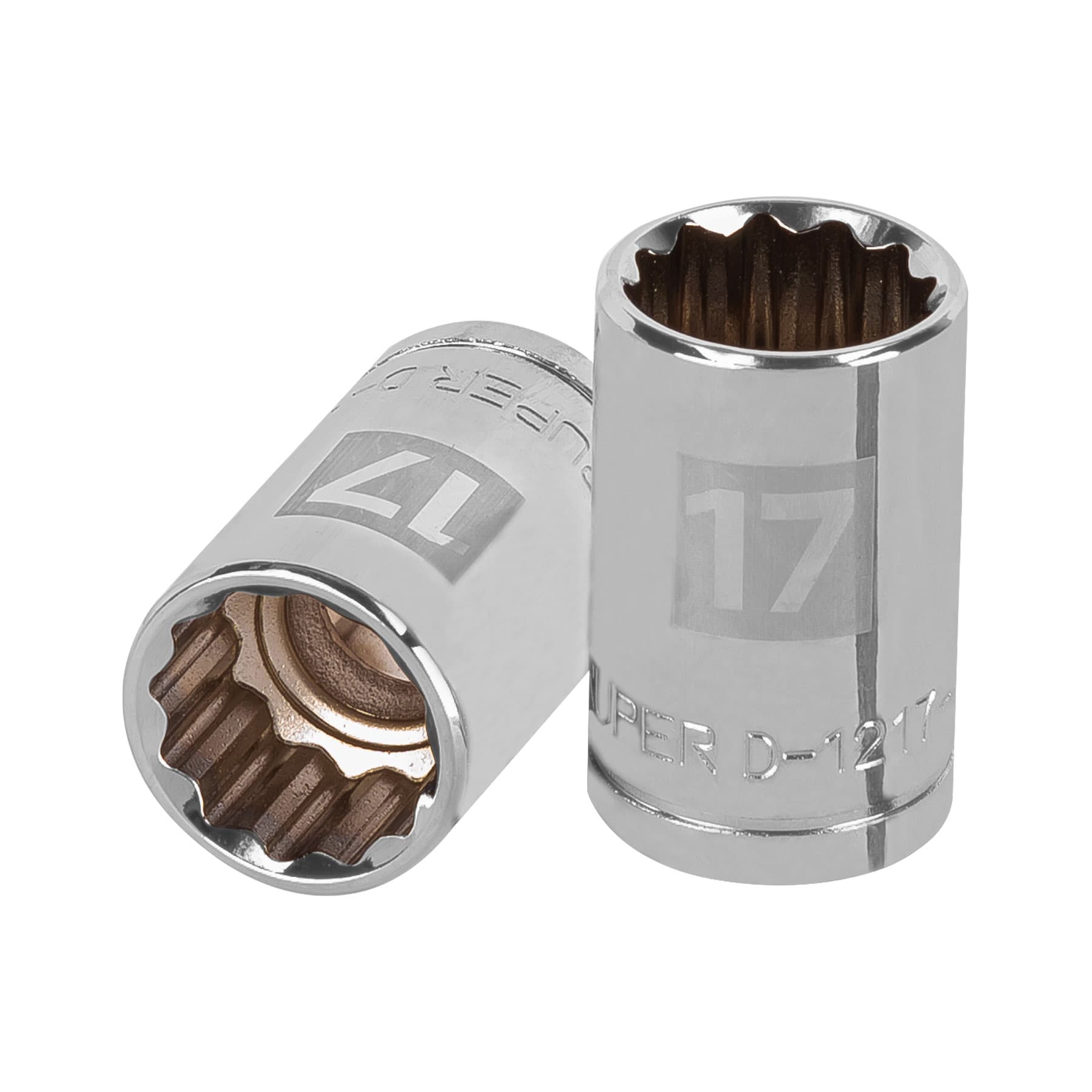 Dado Poligonal 17mm Encastre 1/2" Truper 13531