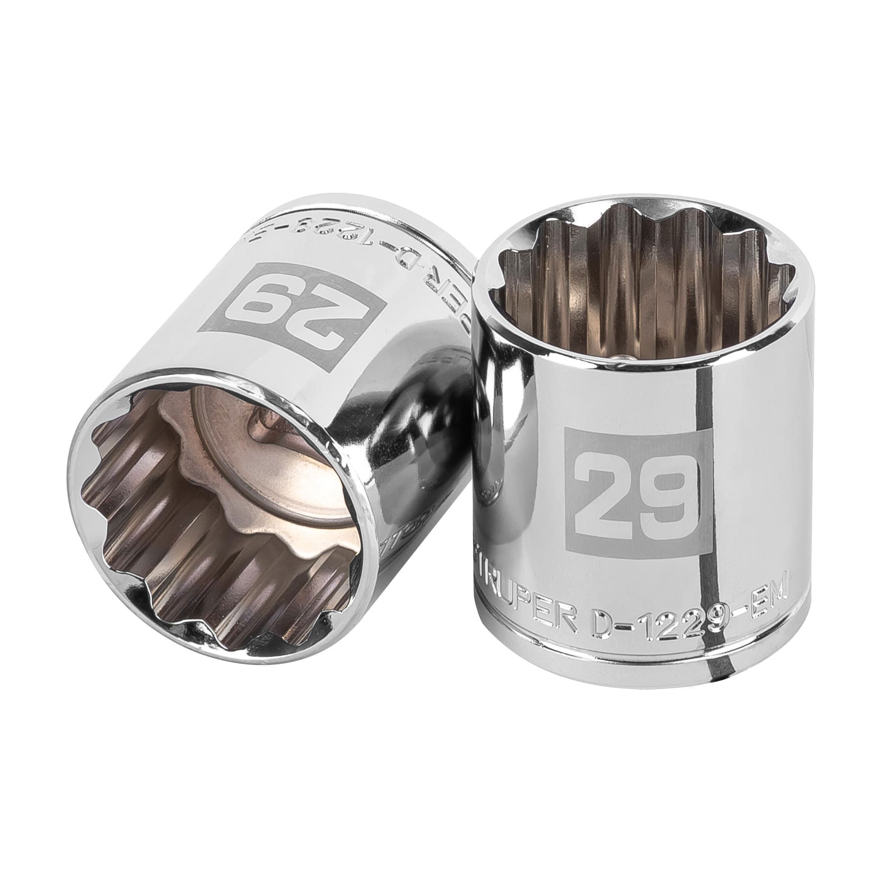 Dado Poligonal 29mm Encastre 1/2" Truper 13543
