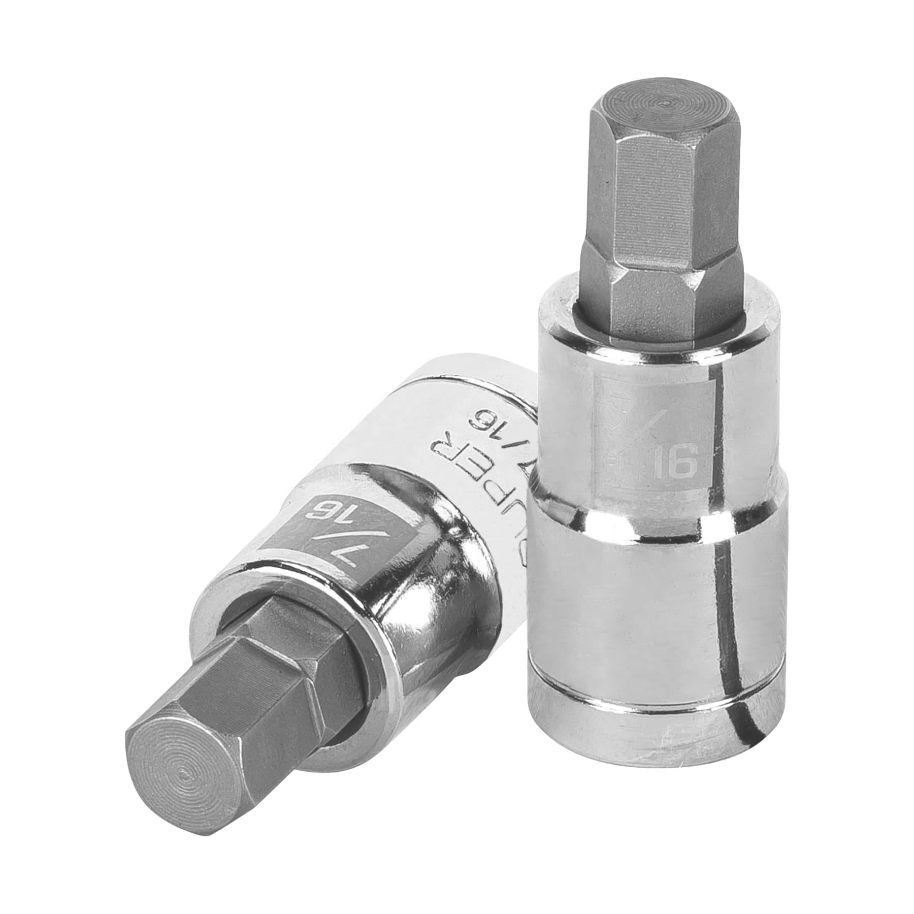 Dado Punta Hexa Macho 7/16 Enc. 1/2" Truper 13254
