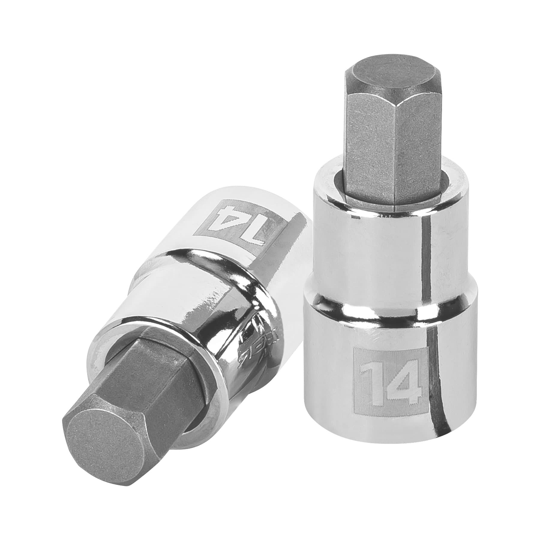 Dado Punta Hexa Macho 14mm Enc. 1/2" Truper 13285