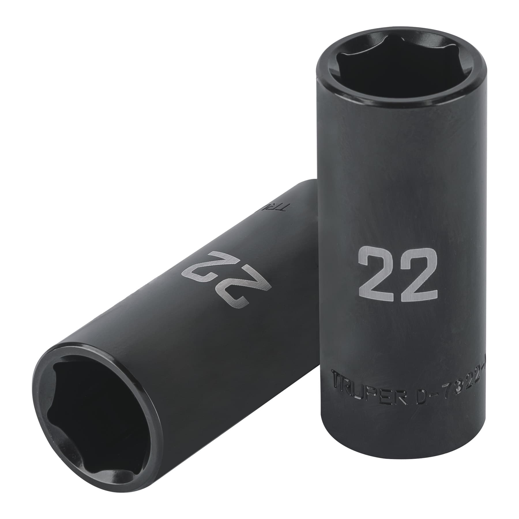Dado De Impacto 22mm Encastre 1/2" Tubular Truper 100921