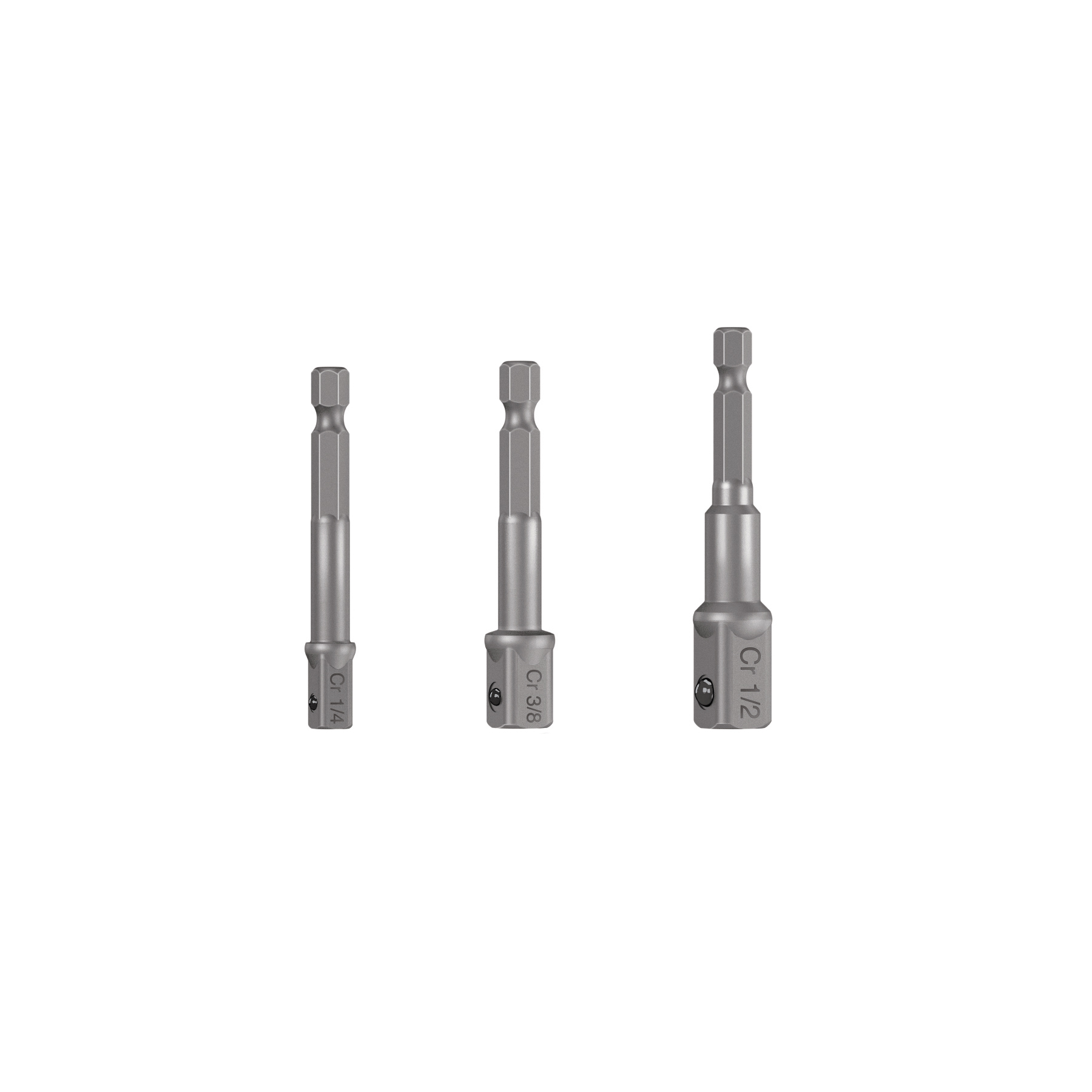 Adaptador Corto Para Dado Kitx3pzs 1/4",3/8",1/2" Truper 10752
